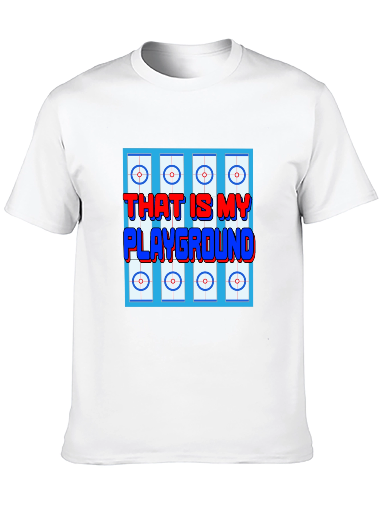 Curling Playground Graphic T-Shirt