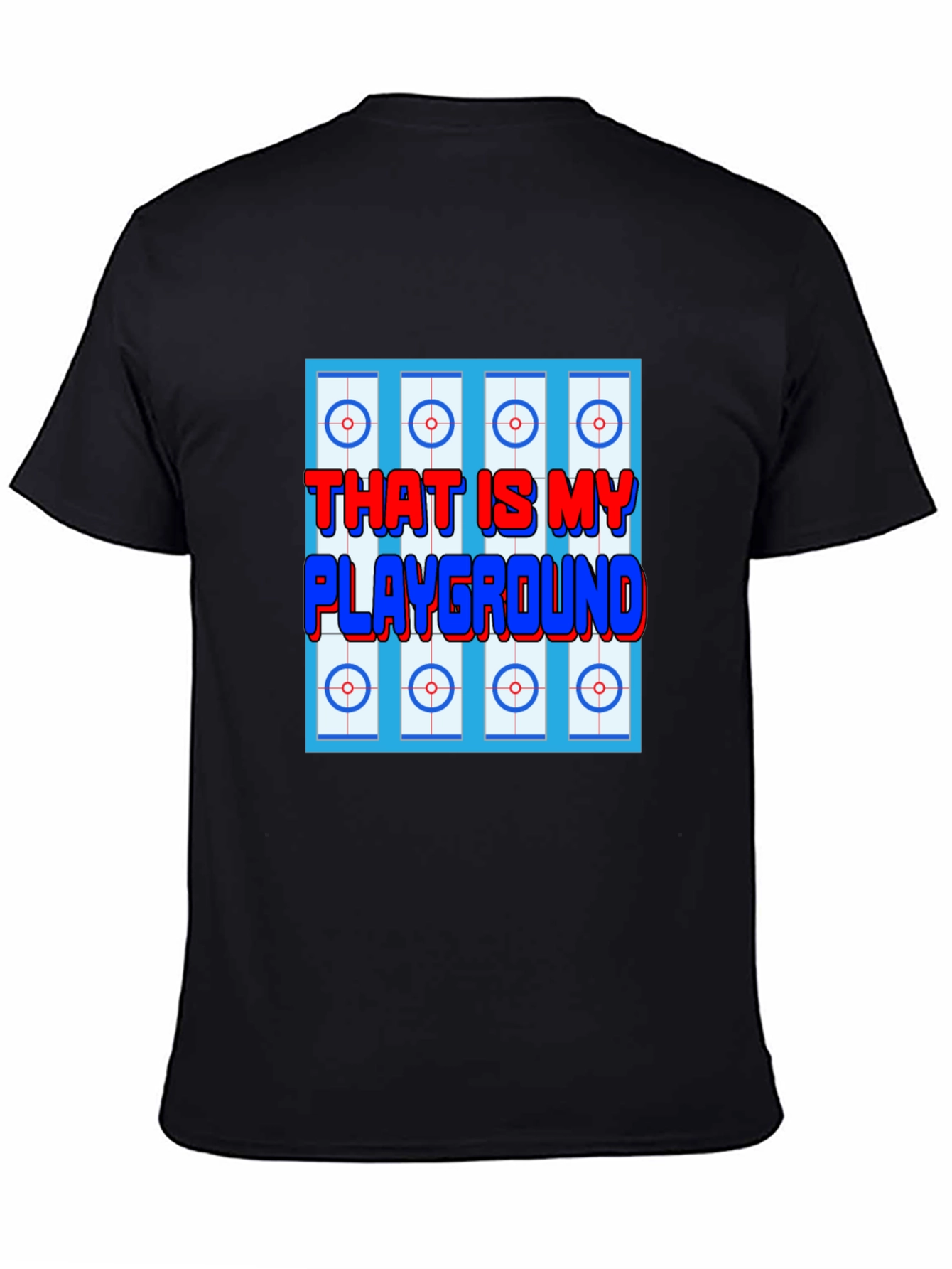 Curling Playground Graphic T-Shirt