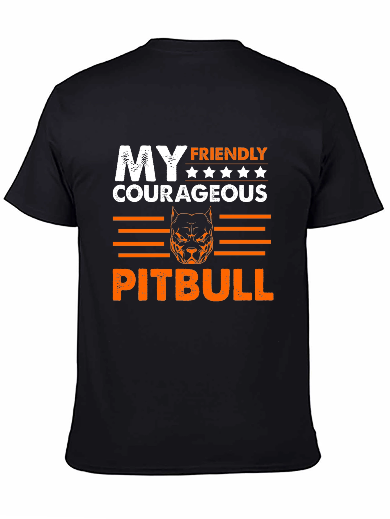 My Friendly Courageous Pitbull T-Shirt