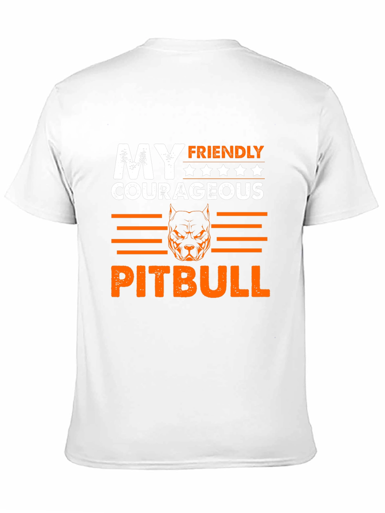 My Friendly Courageous Pitbull T-Shirt