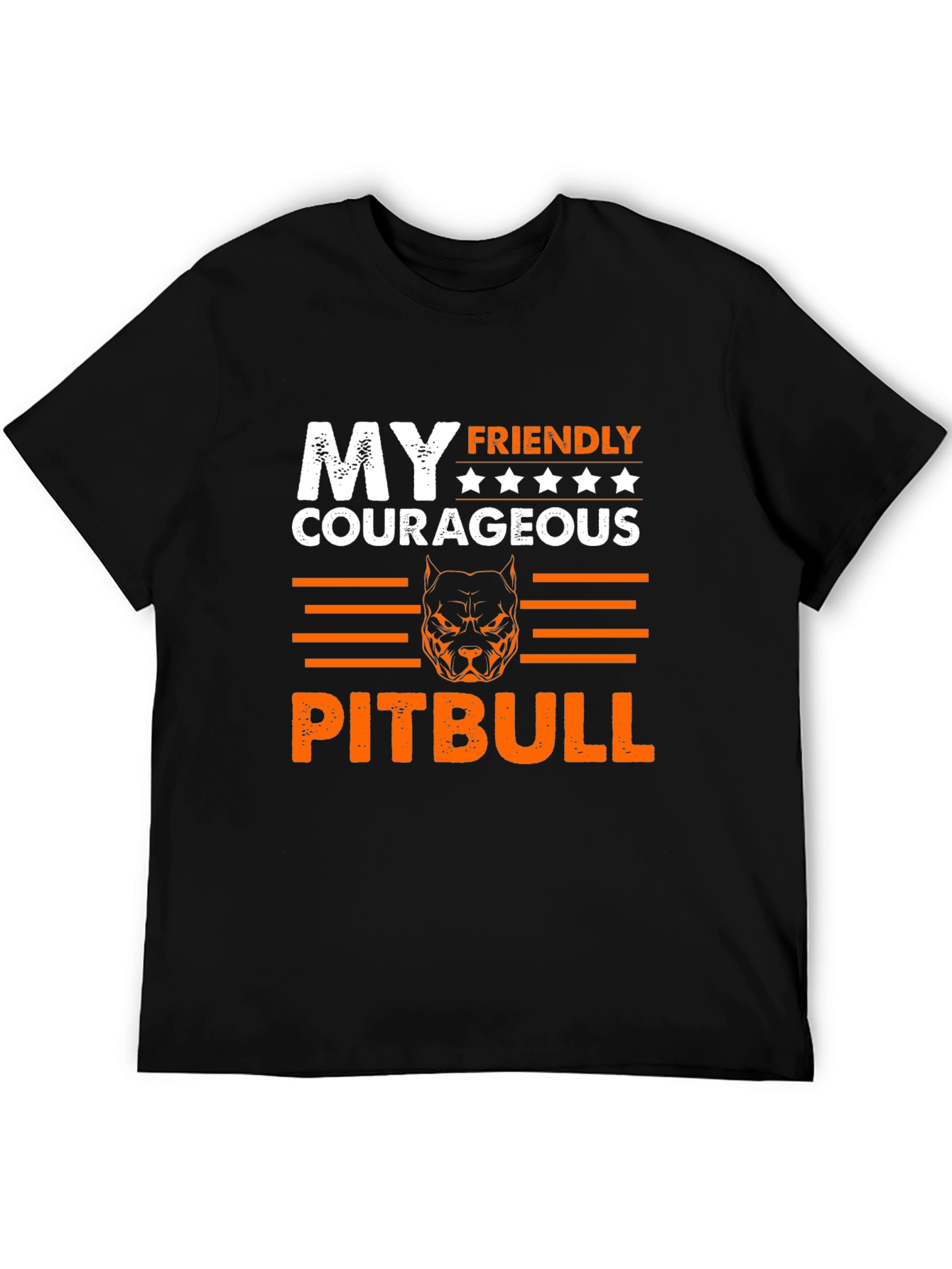 My Friendly Courageous Pitbull T-Shirt