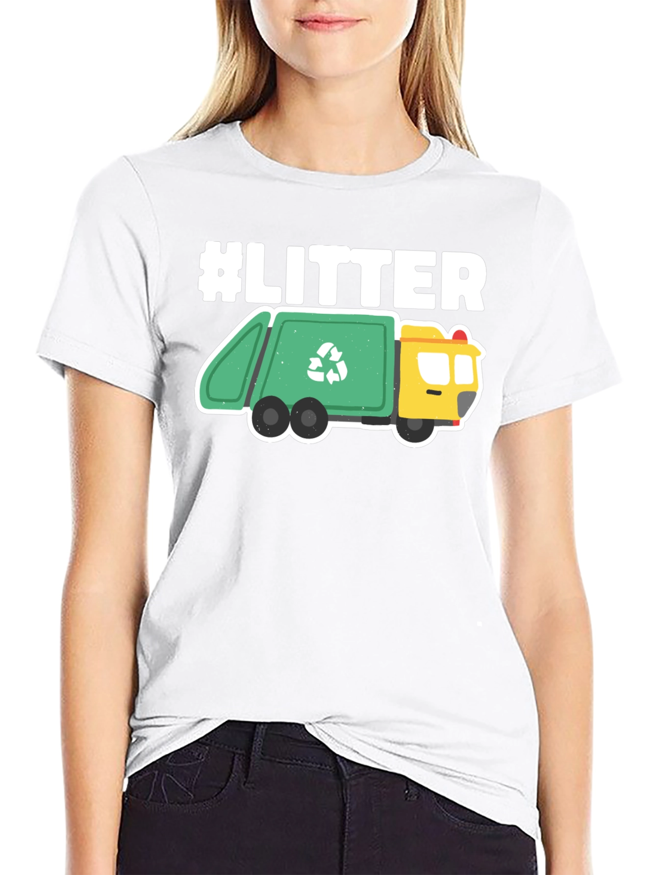 #LITTER Recycle Truck Graphic Tee - Eco-Friendly Fashion