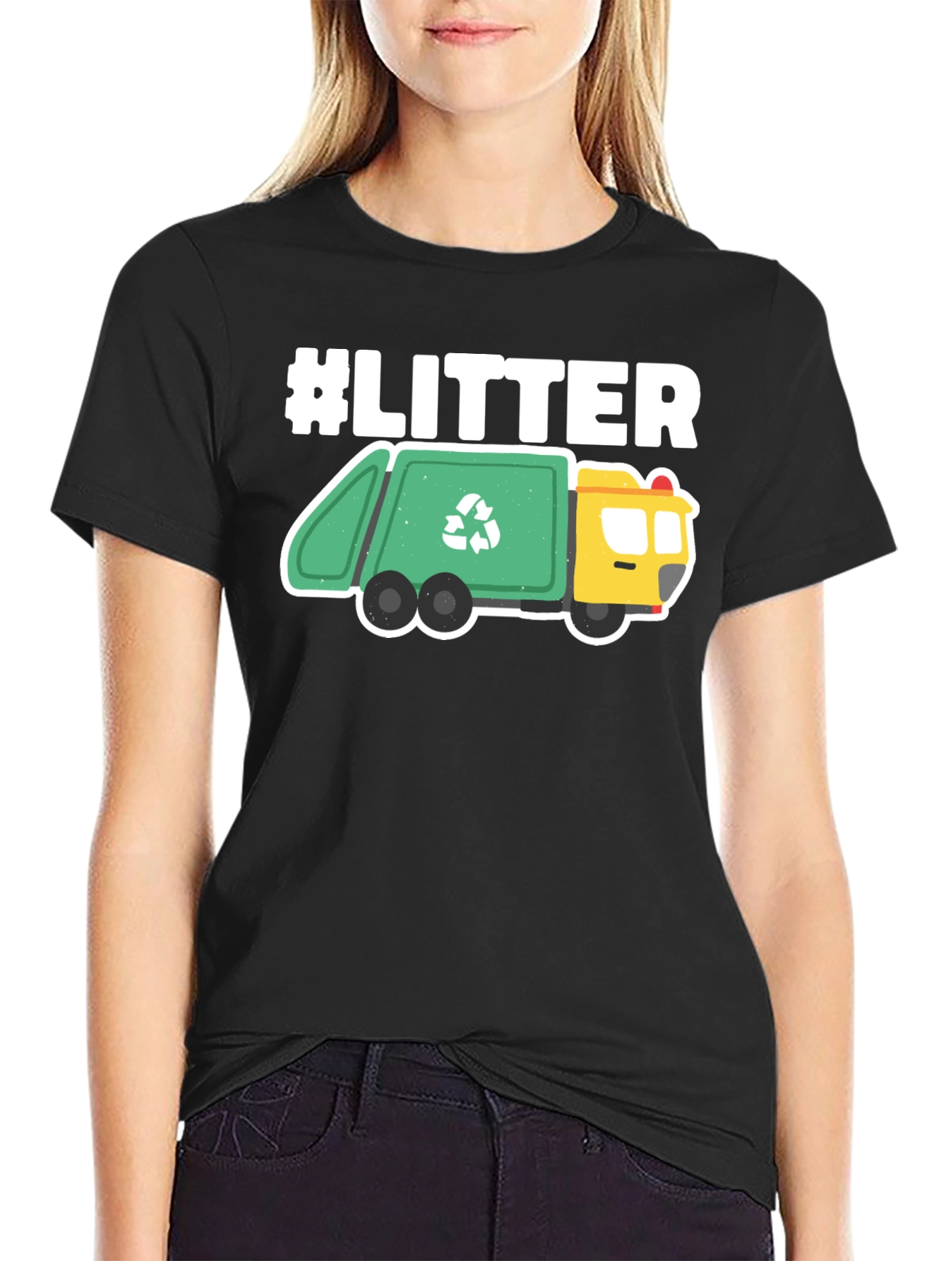 #LITTER Recycle Truck Graphic Tee - Eco-Friendly Fashion