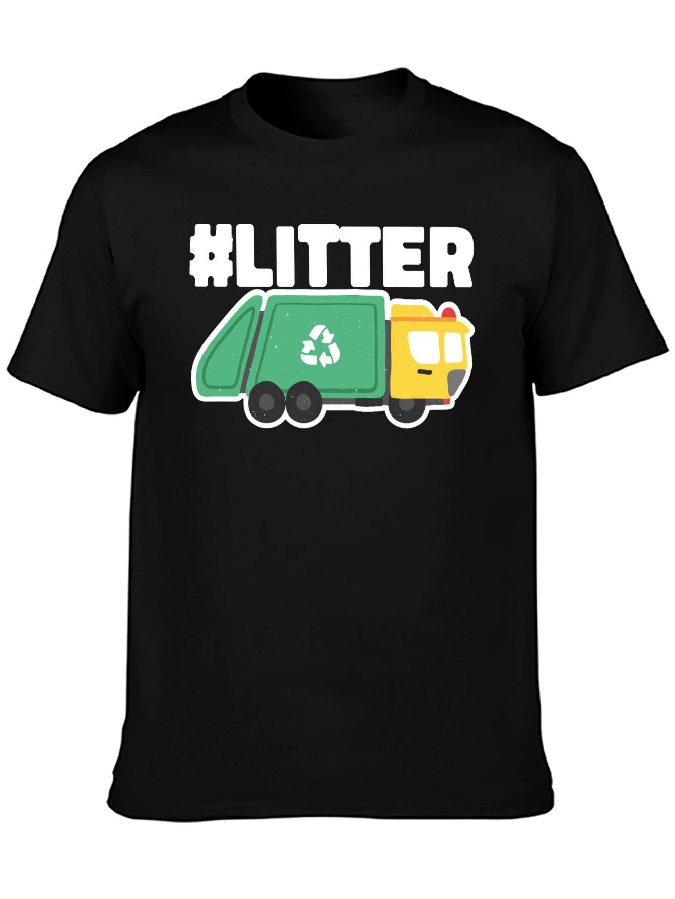 #LITTER Recycle Truck Graphic Tee - Eco-Friendly Fashion