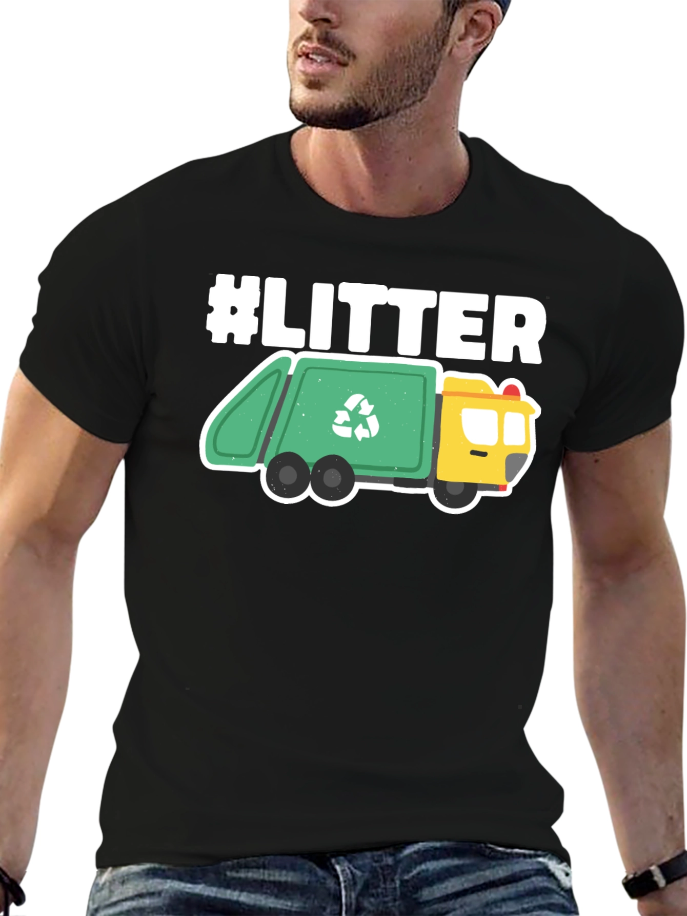 #LITTER Recycle Truck Graphic Tee - Eco-Friendly Fashion
