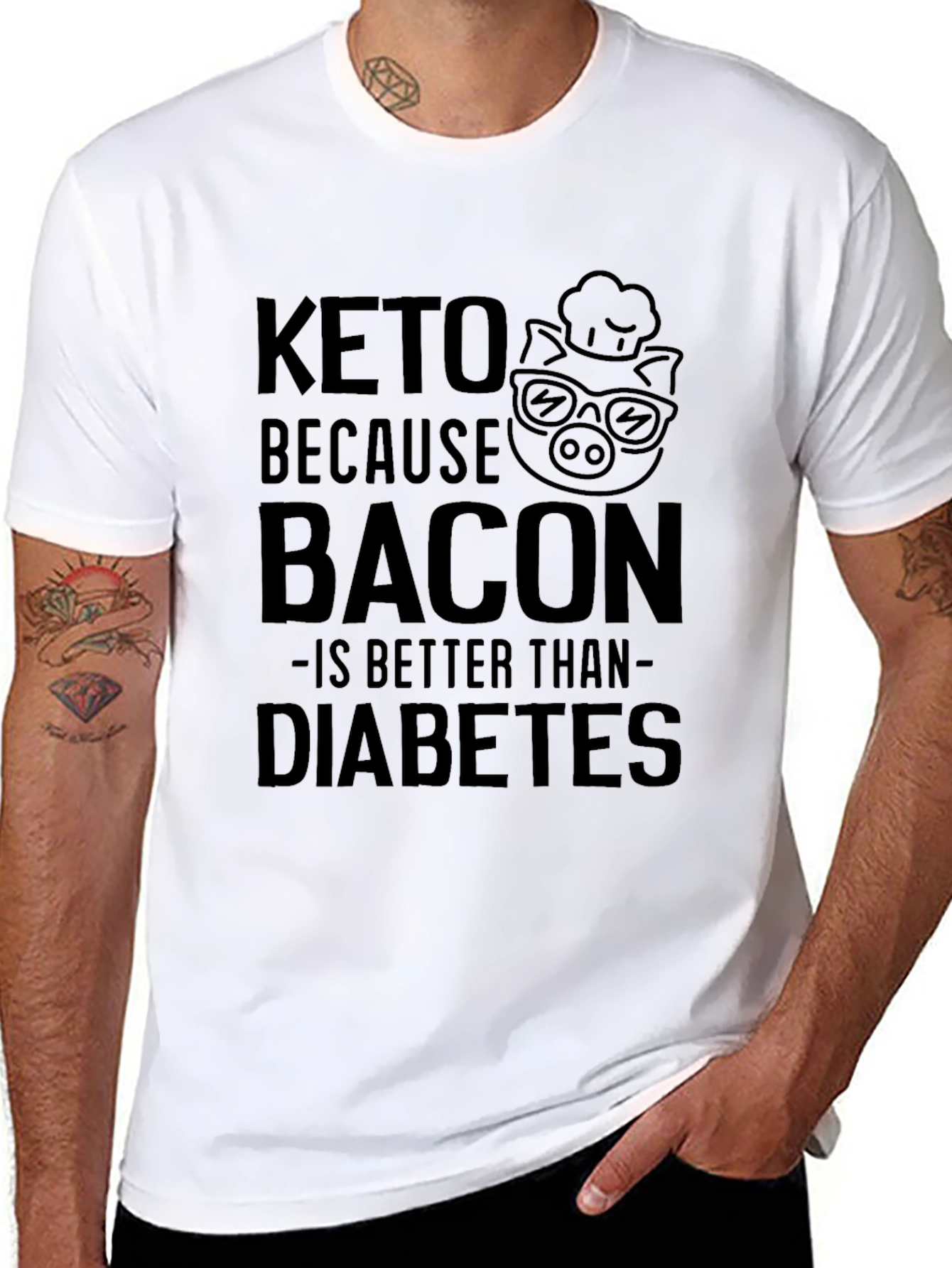 Keto Bacon Diabetes T-Shirt