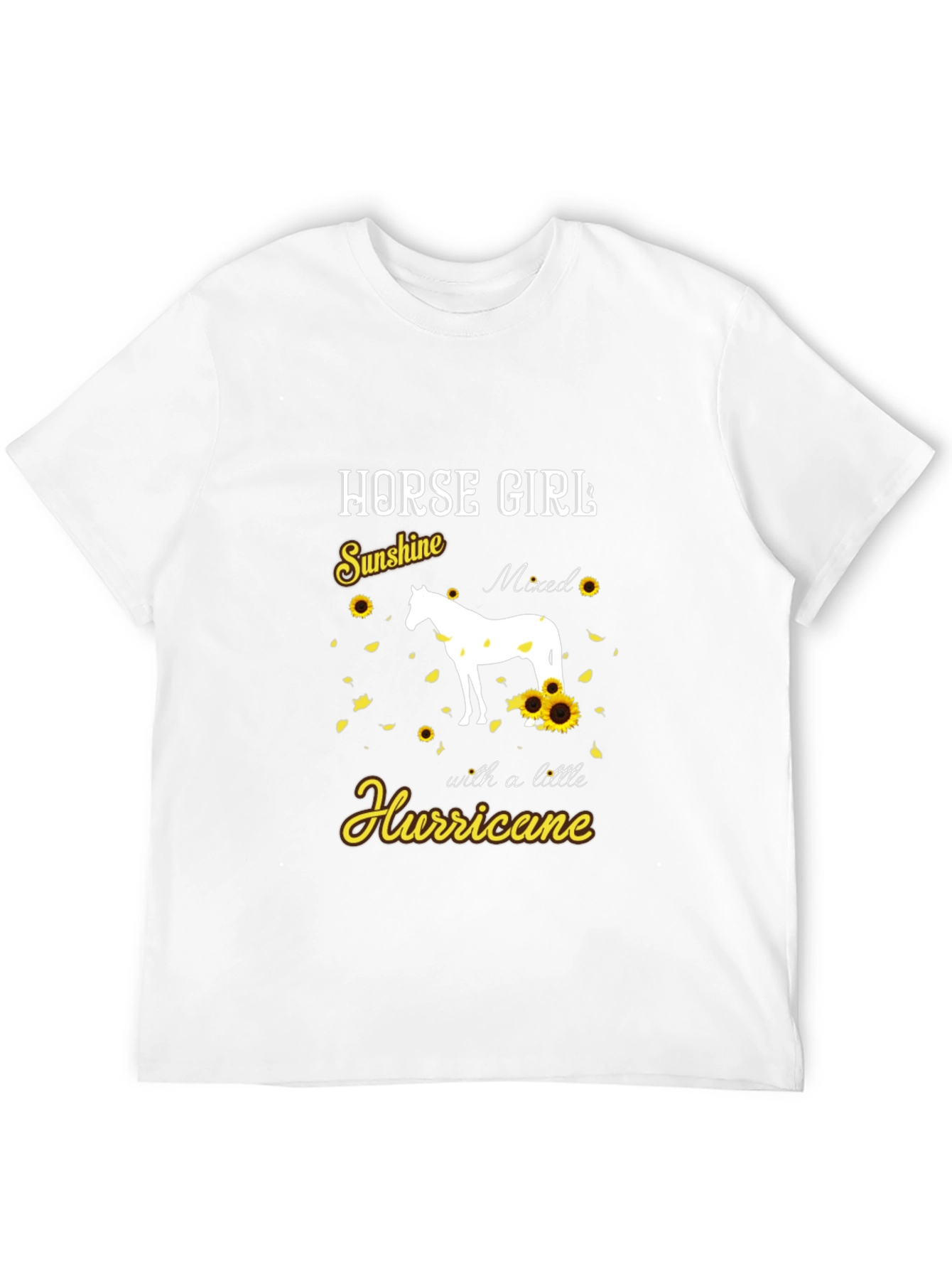 Horse Girl Sunshine Hurricane Graphic Tee