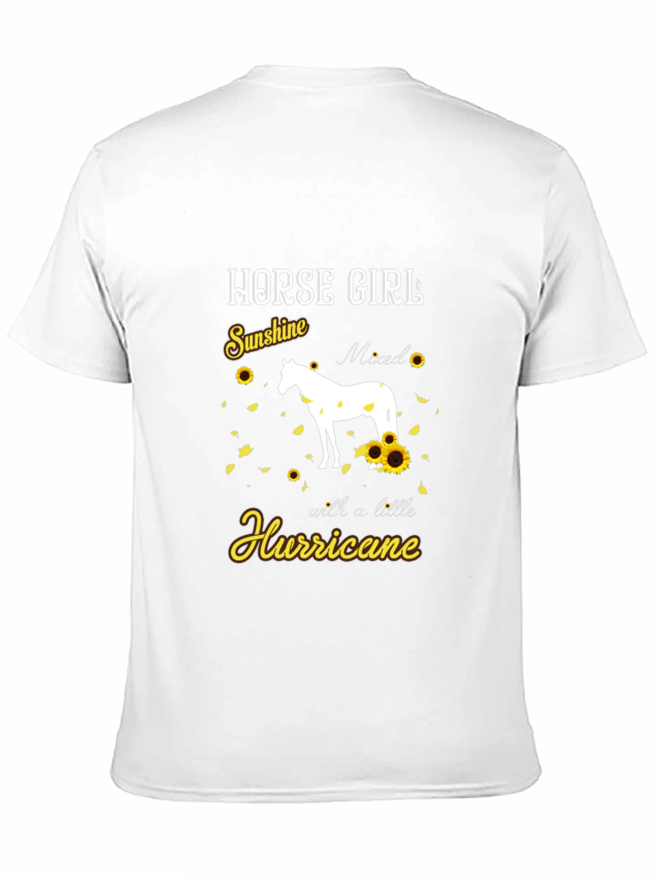 Horse Girl Sunshine Hurricane Graphic Tee