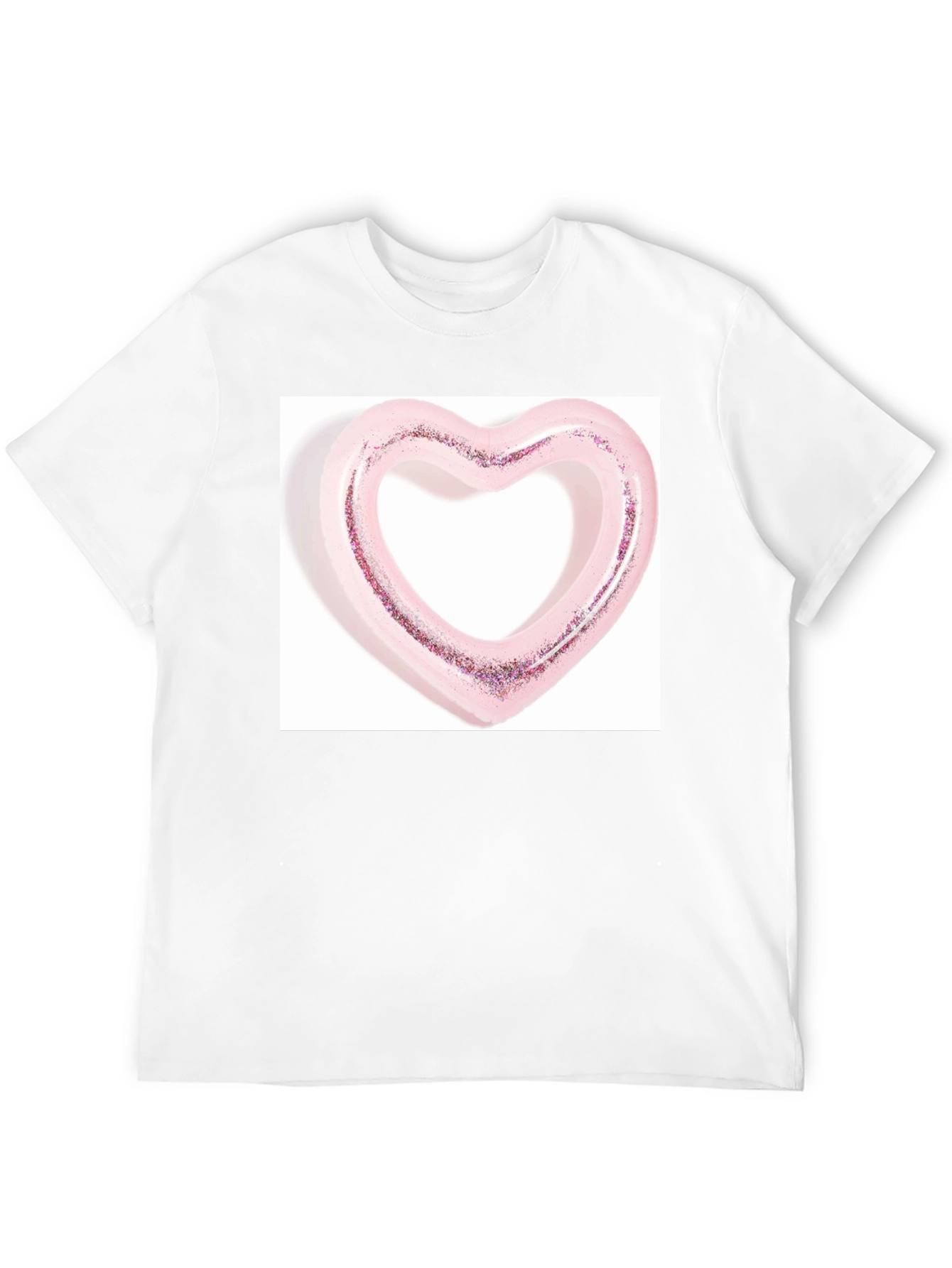 Heart Graphic Black T-Shirt