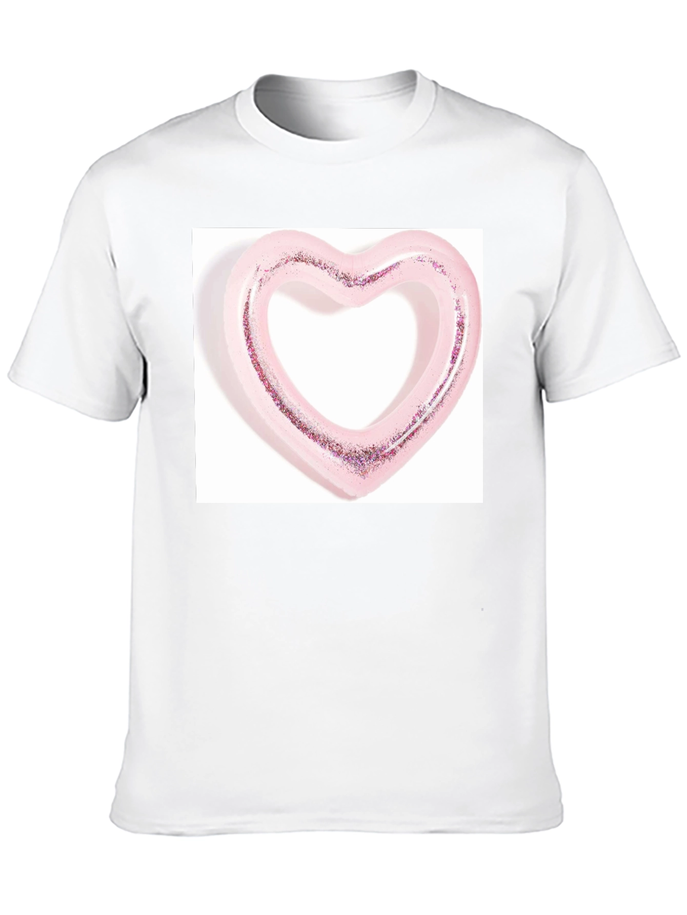 Heart Graphic Black T-Shirt