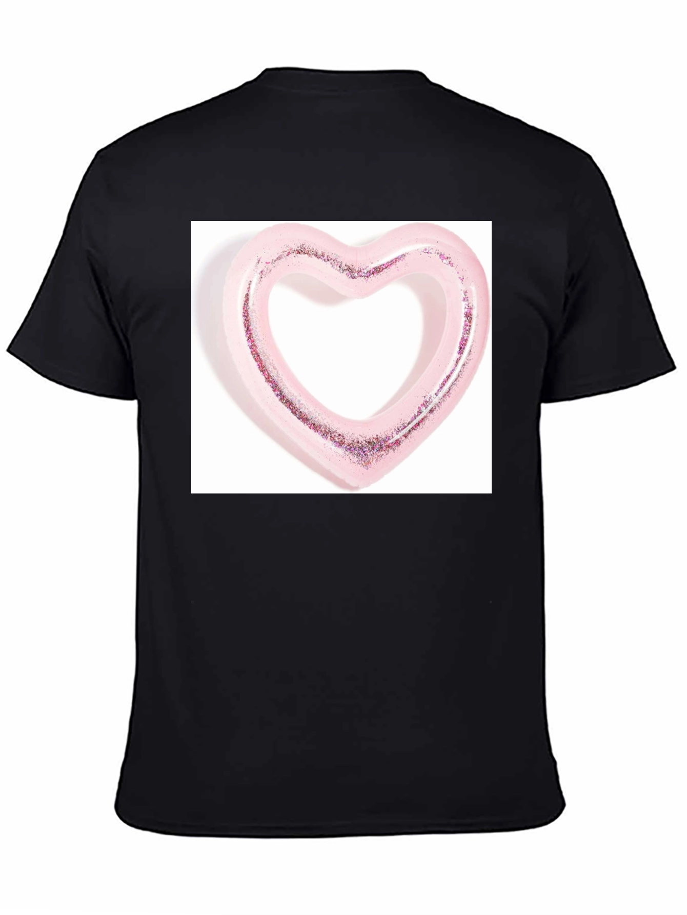 Heart Graphic Black T-Shirt