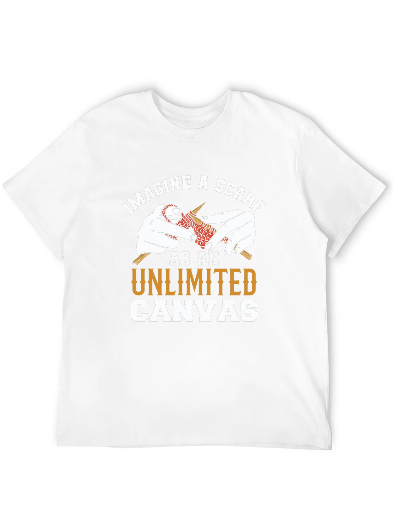 Imagine a Scarf T-Shirt: Unlimited Canvas Knit Design