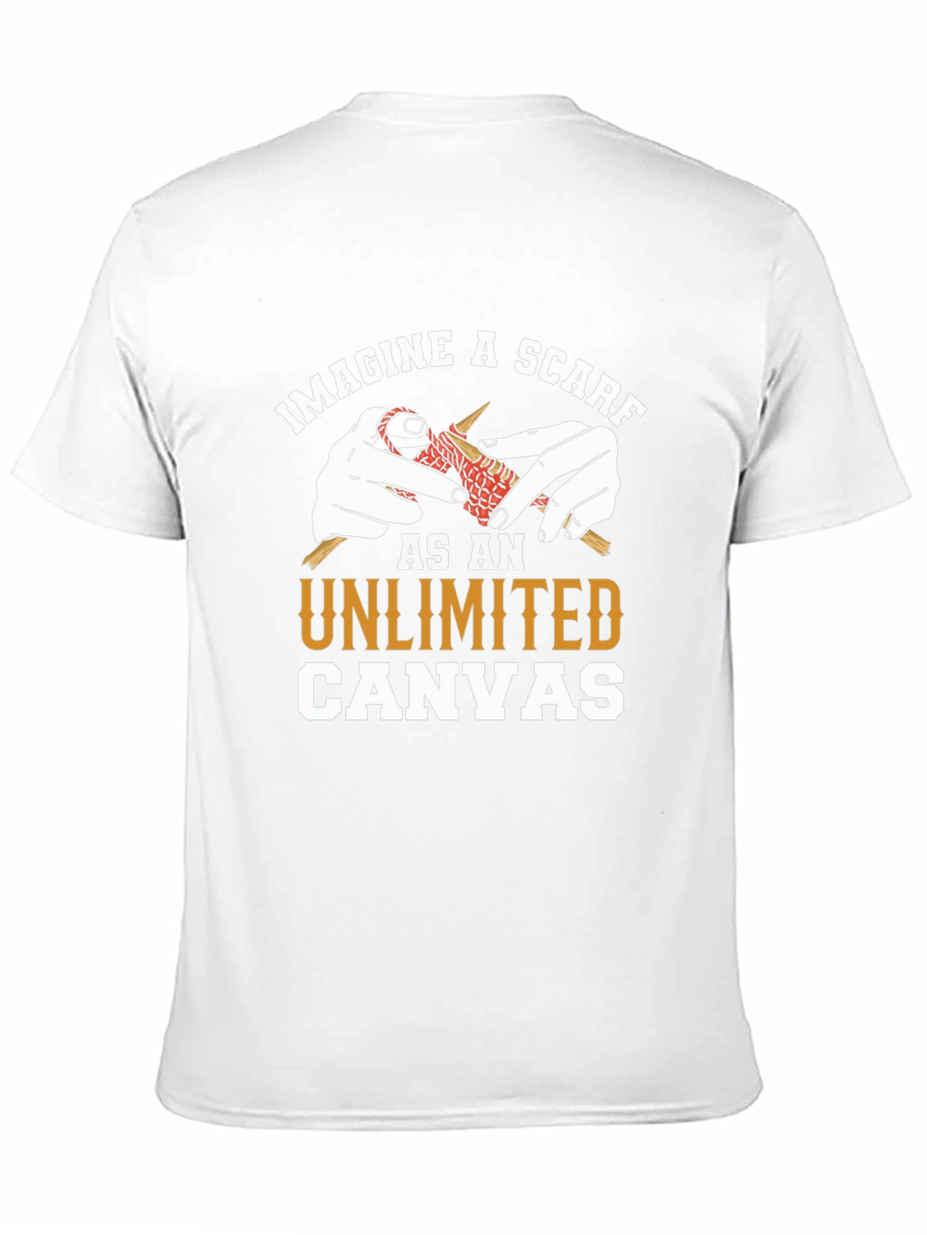 Imagine a Scarf T-Shirt: Unlimited Canvas Knit Design