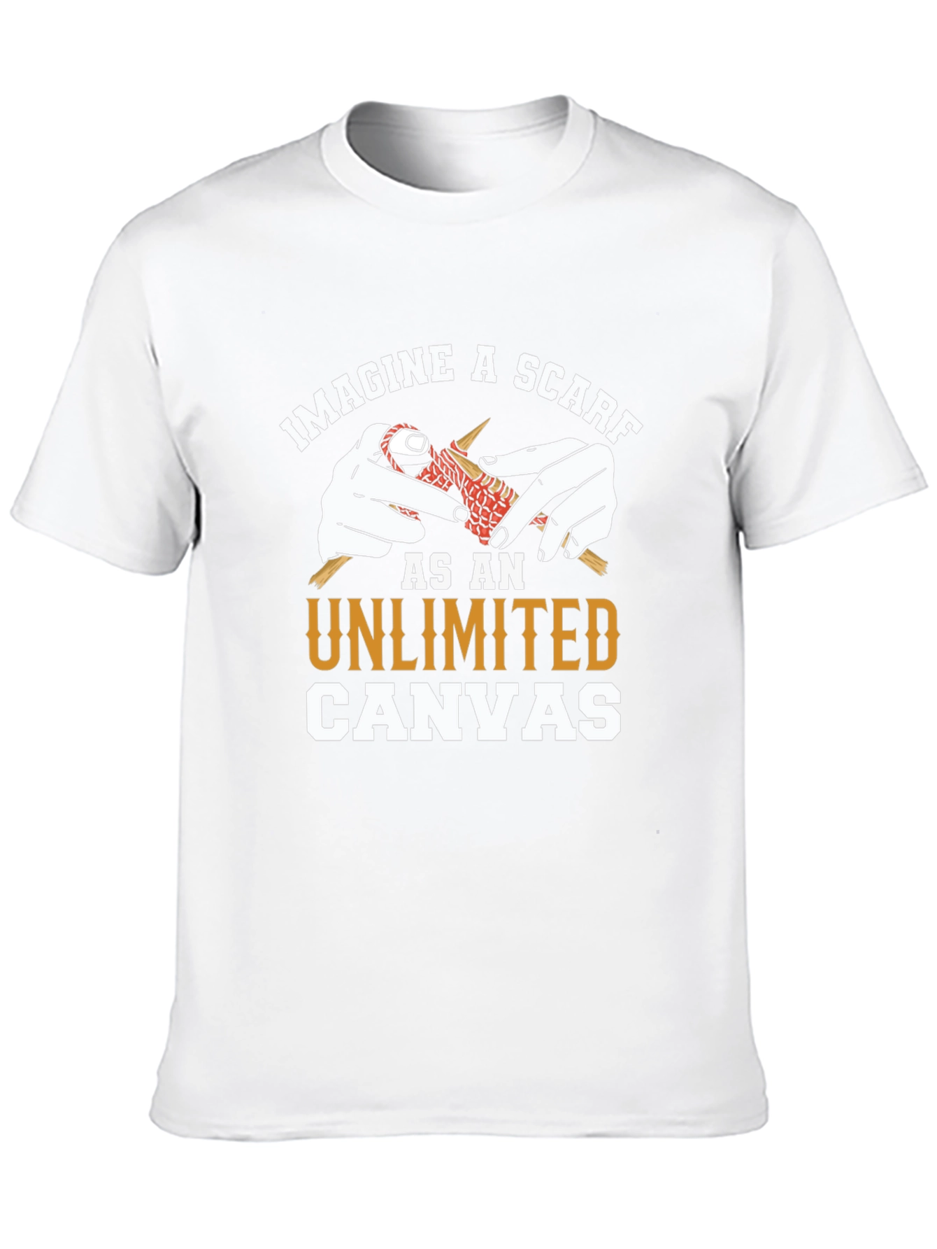 Imagine a Scarf T-Shirt: Unlimited Canvas Knit Design