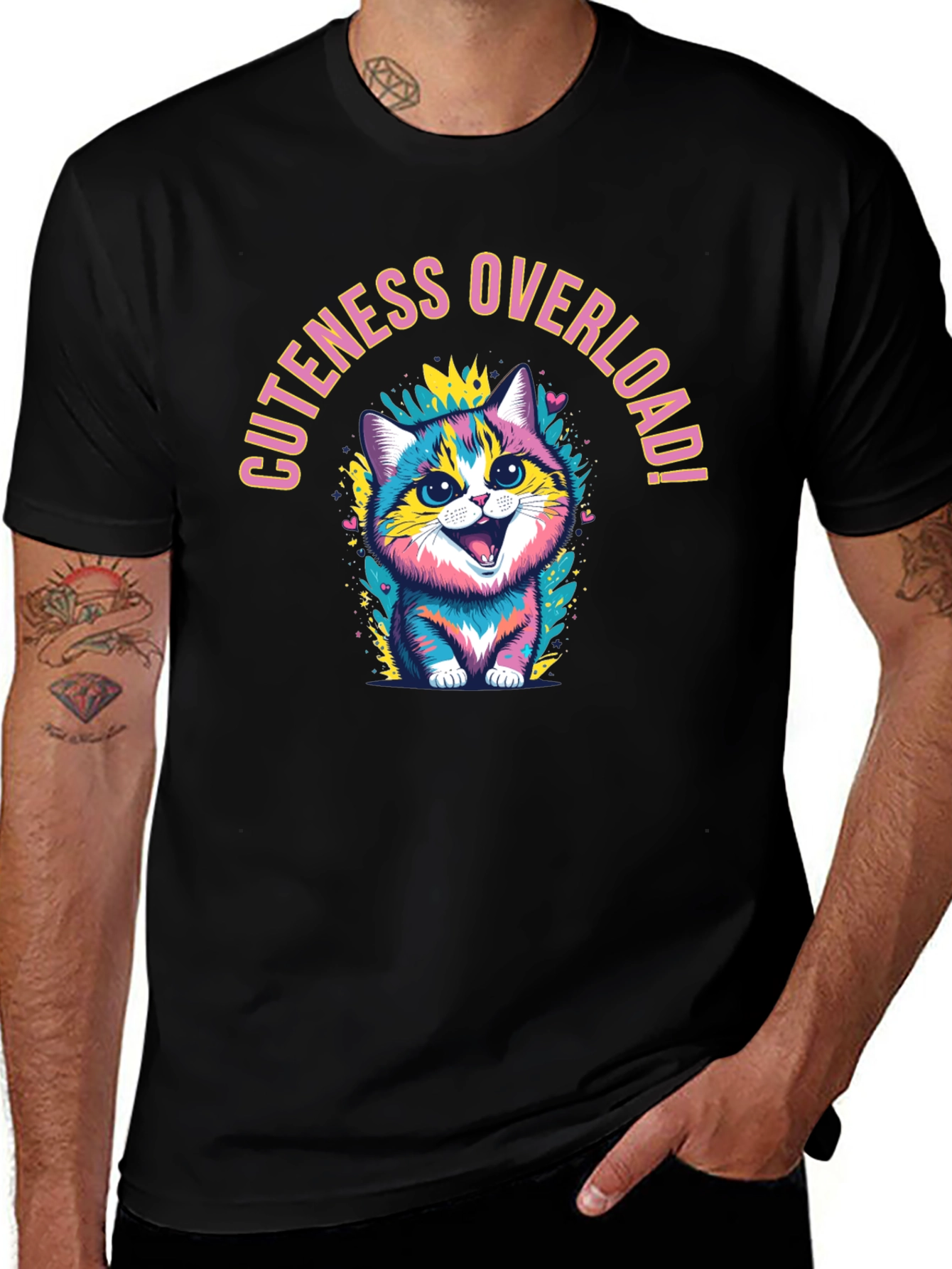 Cuteness Overload Kitty T-Shirt - Unisex Design
