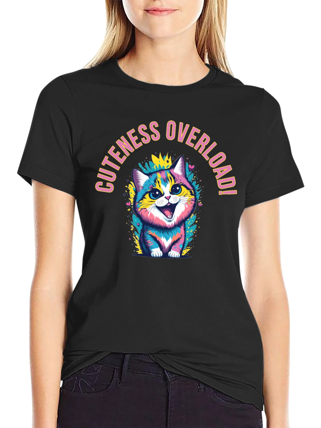 Cuteness Overload Kitty T-Shirt - Unisex Design