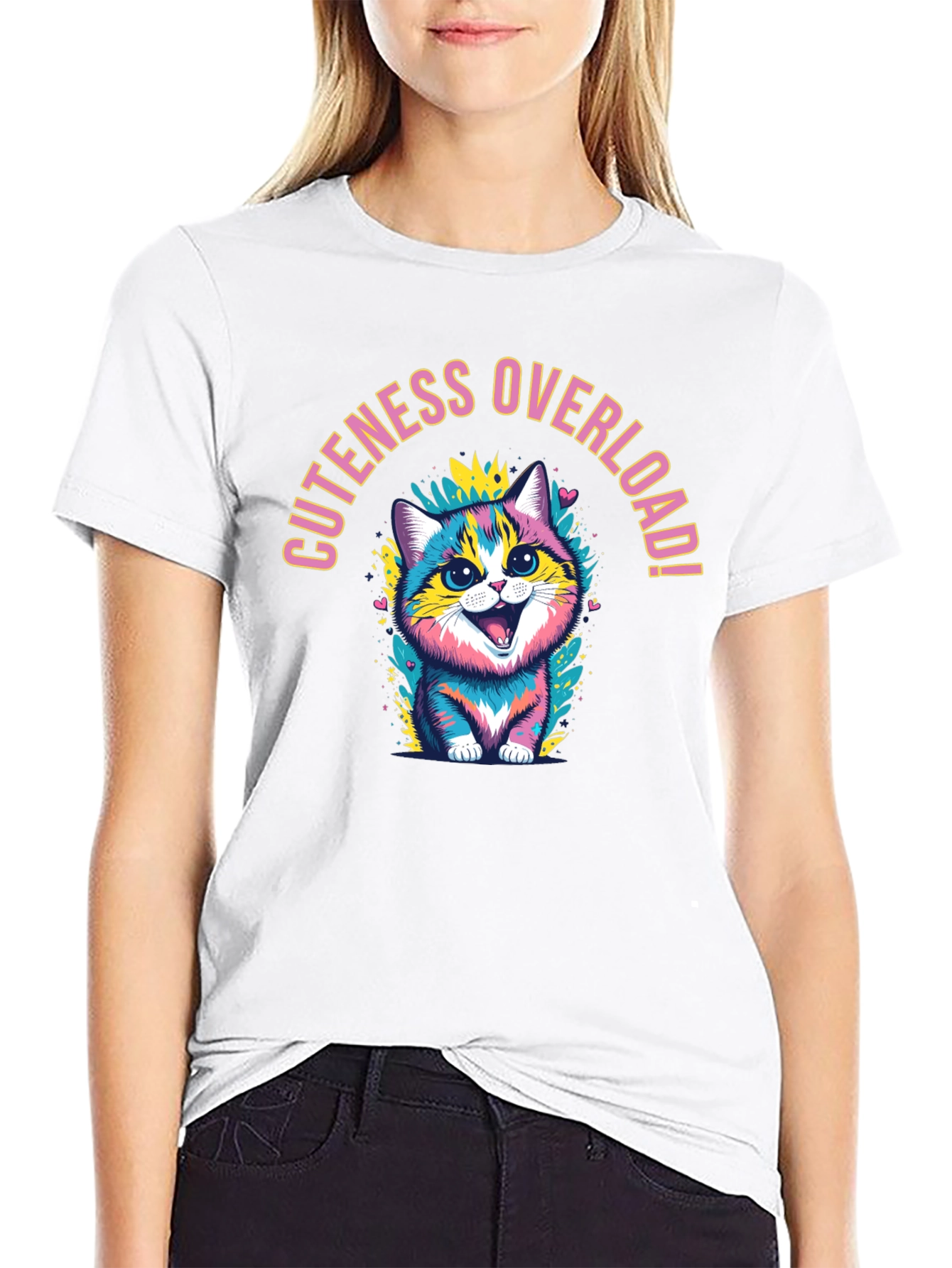 Cuteness Overload Kitty T-Shirt - Unisex Design