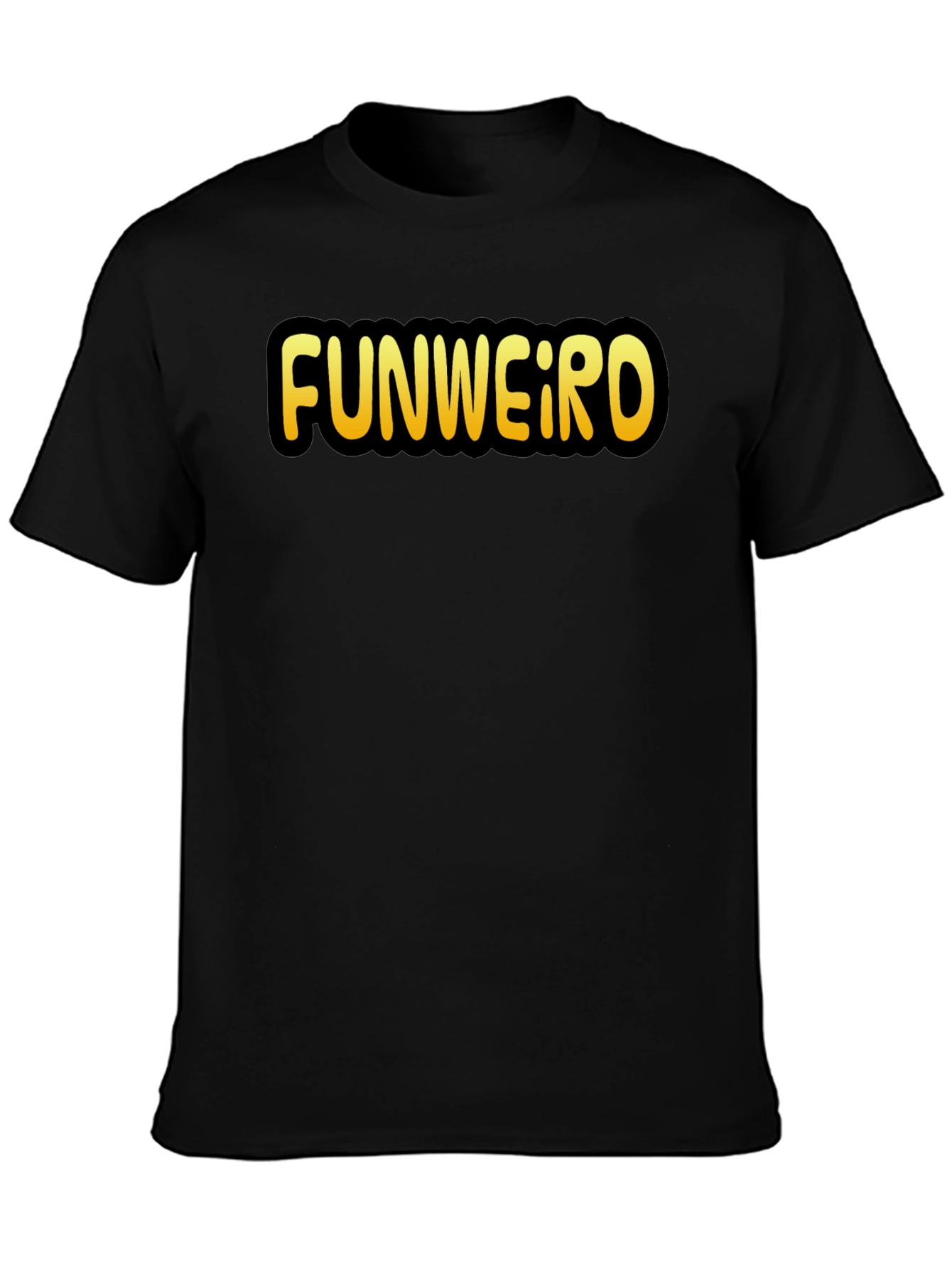 FunWeirdo Graphic T-Shirt - Black