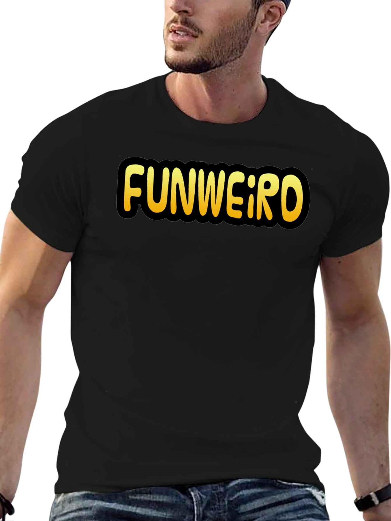 FunWeirdo Graphic T-Shirt - Black