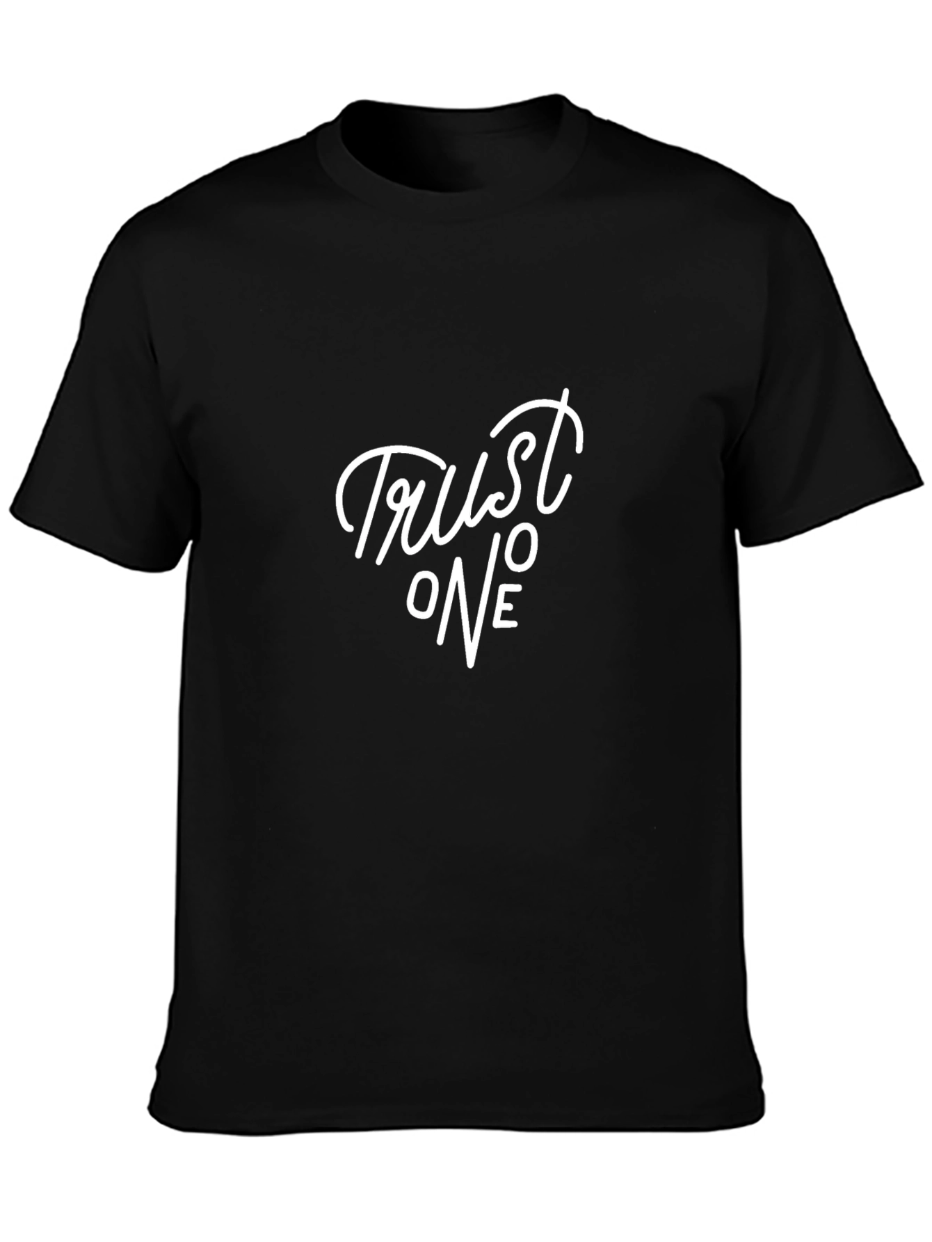 Trust One Graphic Black T-Shirt