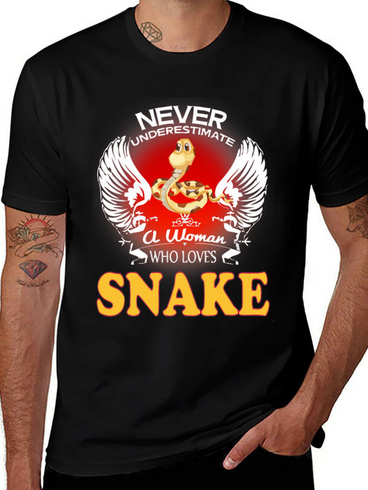 Never Underestimate Snake Lover T-Shirt