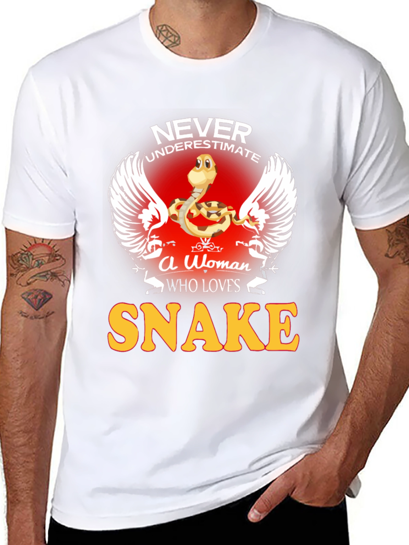 Never Underestimate Snake Lover T-Shirt