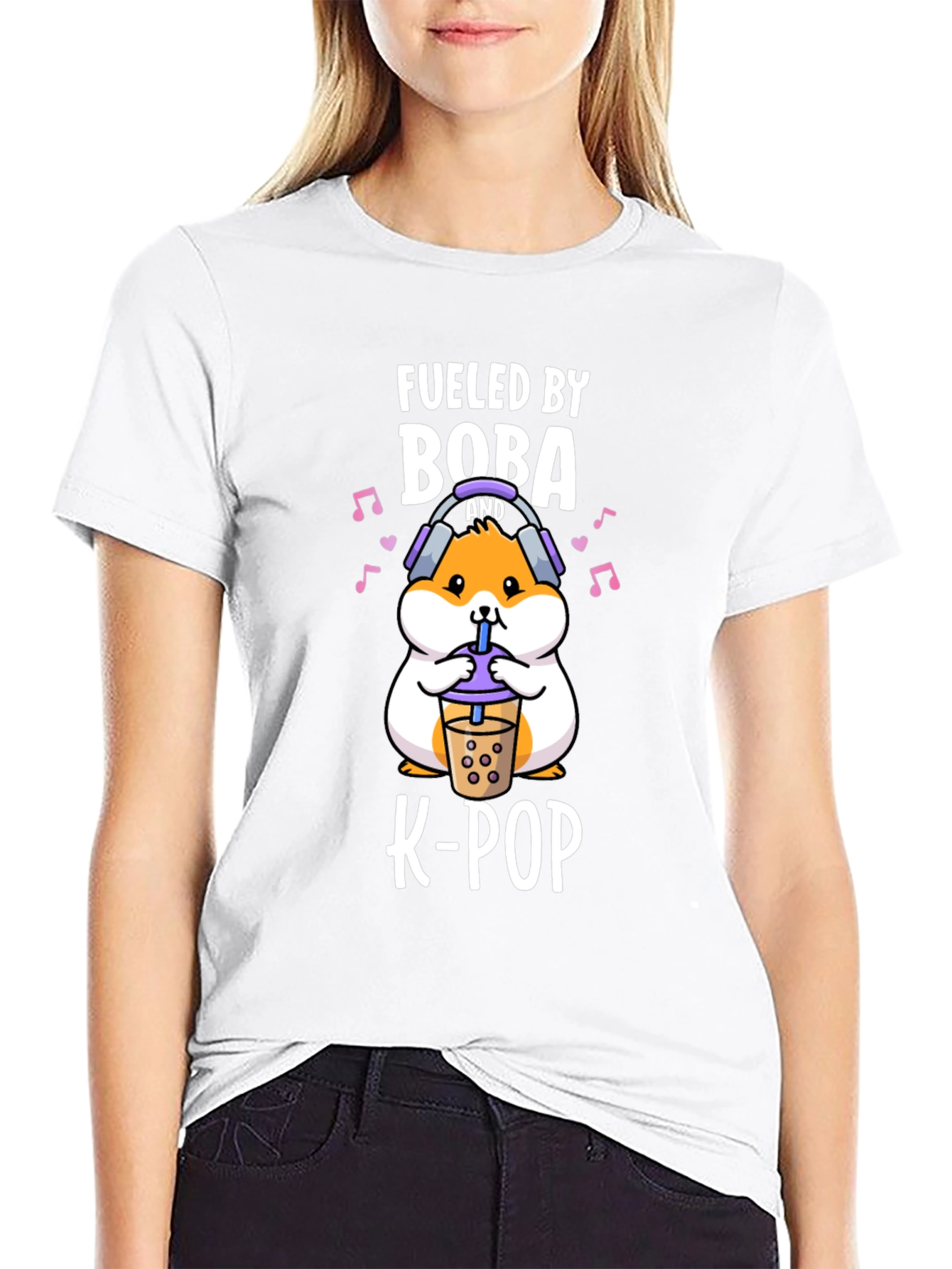 Fueled by Boba and K-Pop T-Shirt