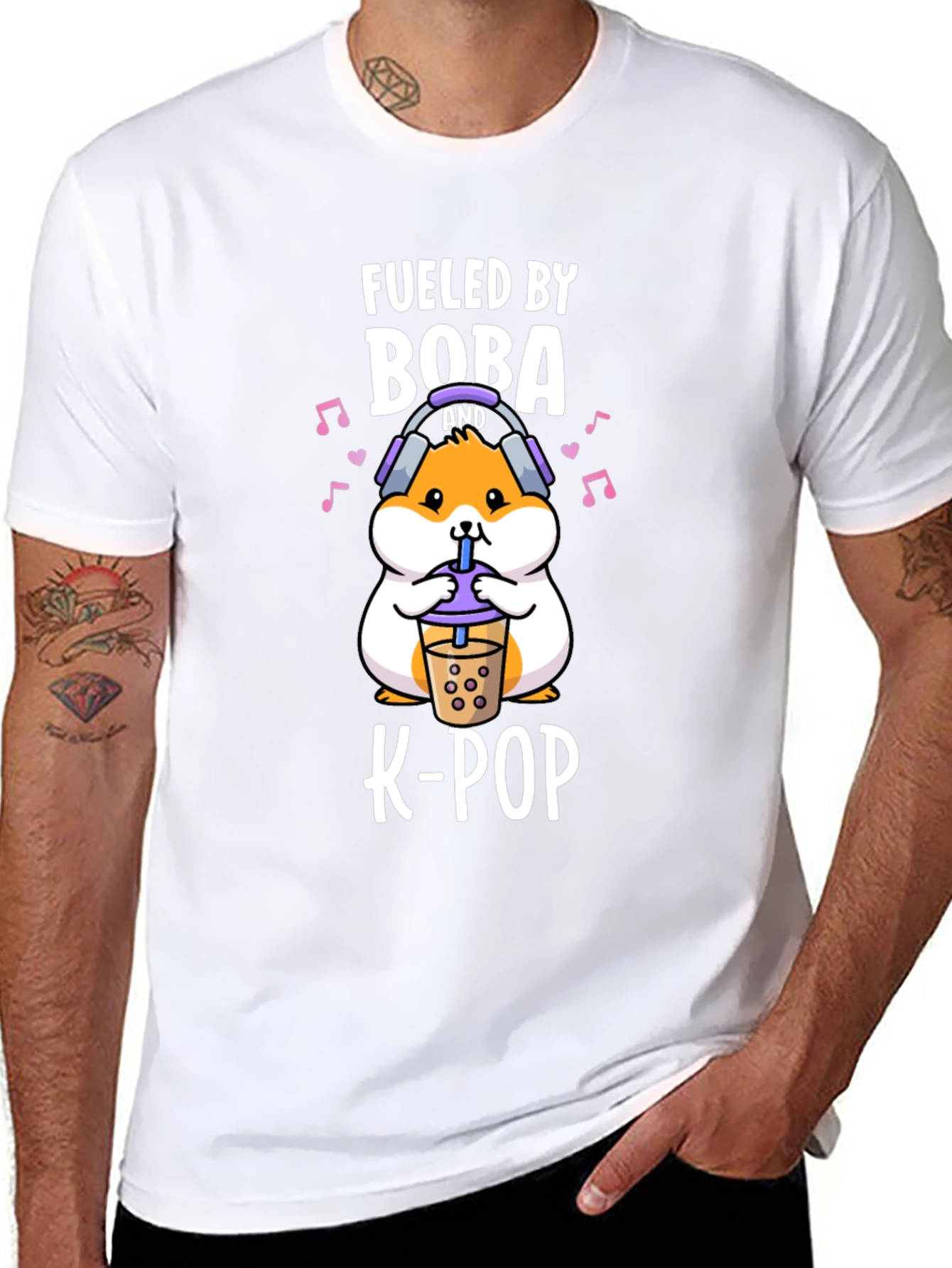 Fueled by Boba and K-Pop T-Shirt