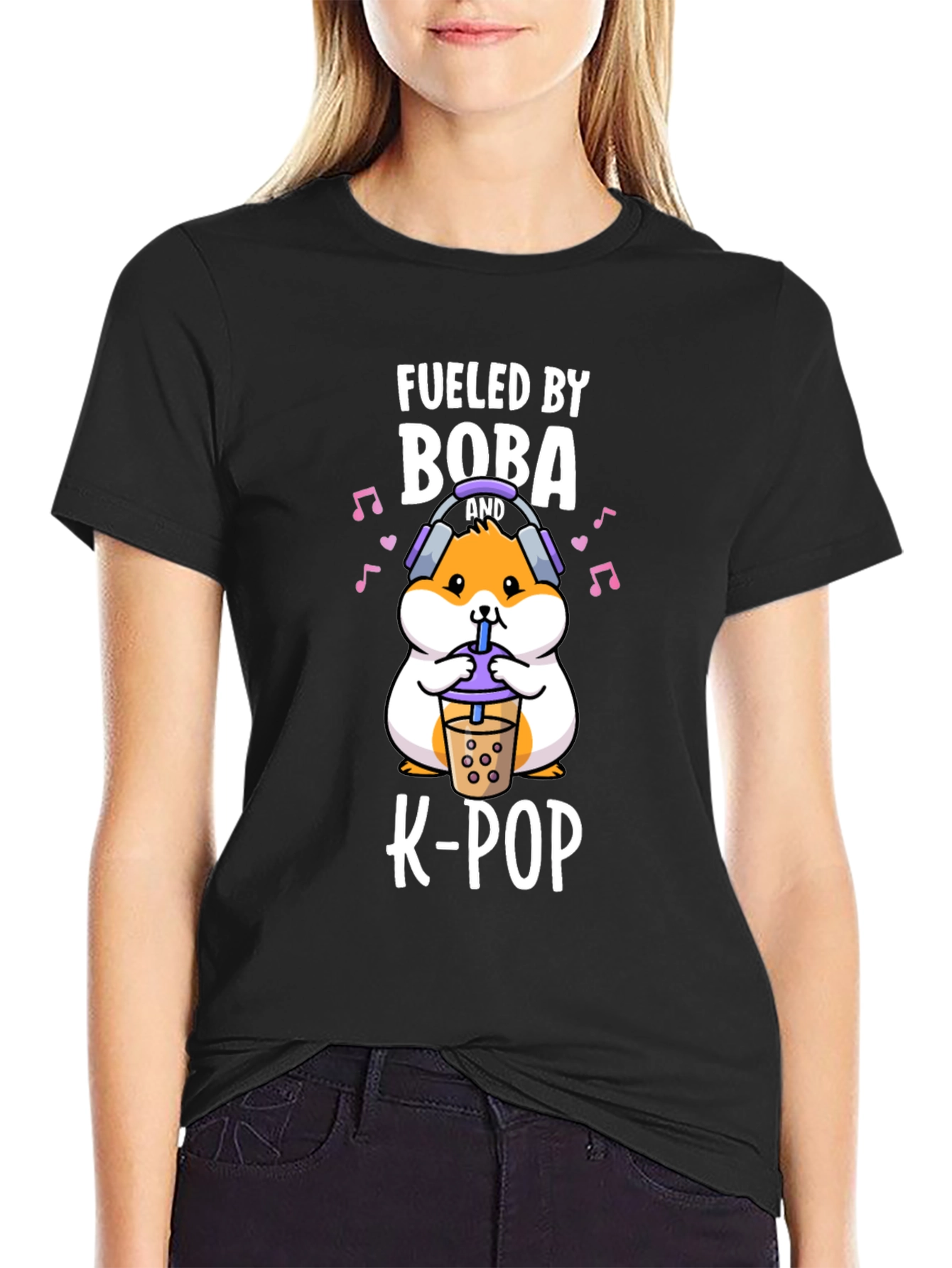 Fueled by Boba and K-Pop T-Shirt