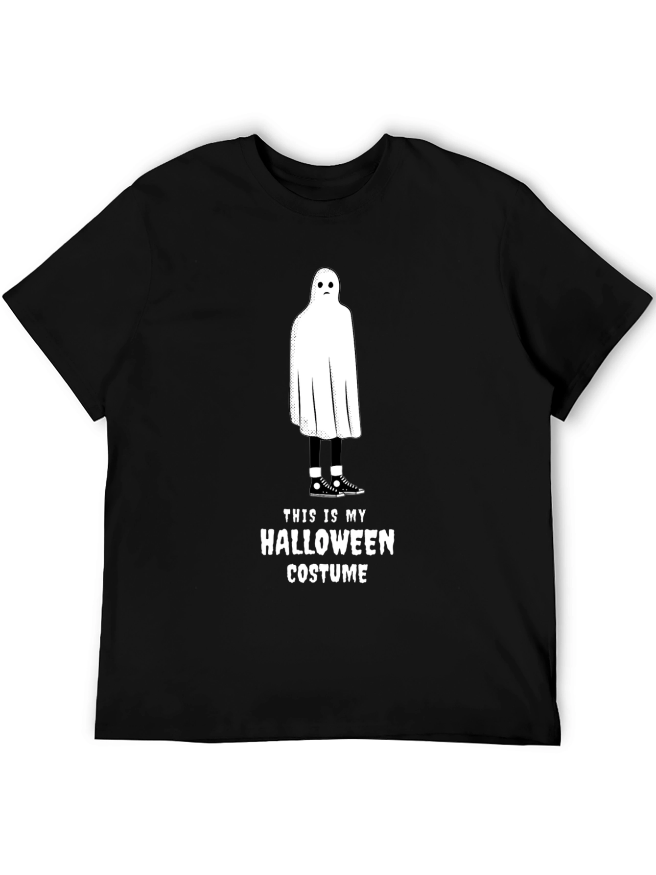 Halloween Ghost Costume T-Shirt - Funny & Spooky