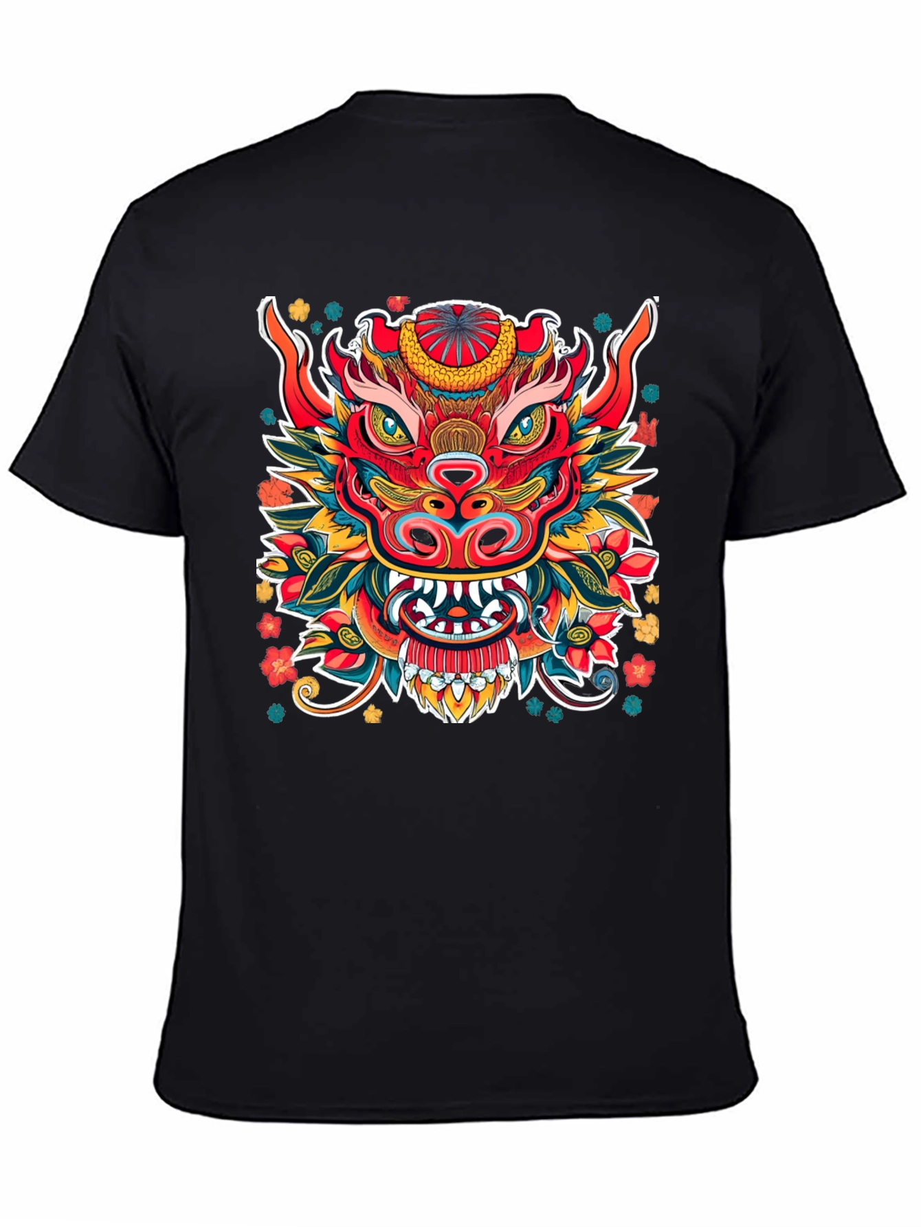 Vibrant Dragon Graphic T-Shirt