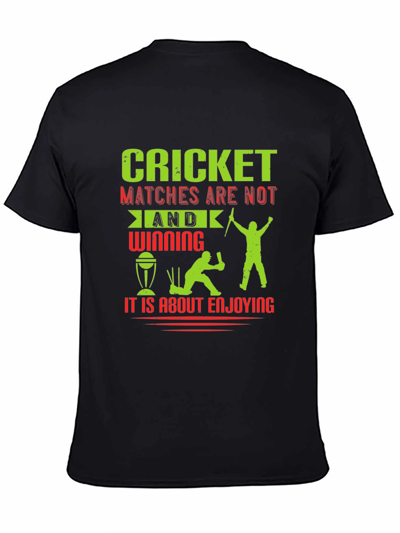 Cricket Matches Enjoying T-Shirt