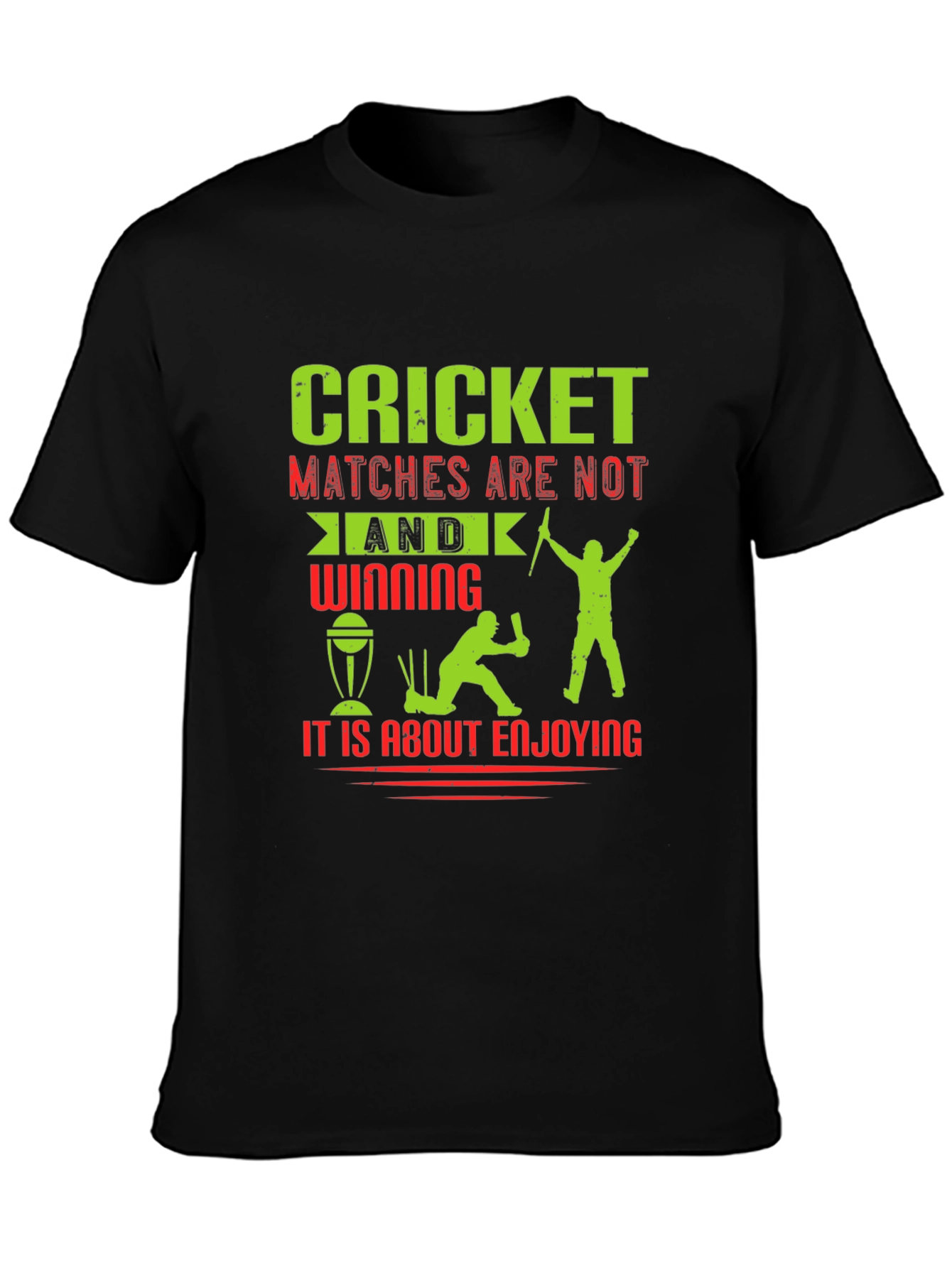 Cricket Matches Enjoying T-Shirt
