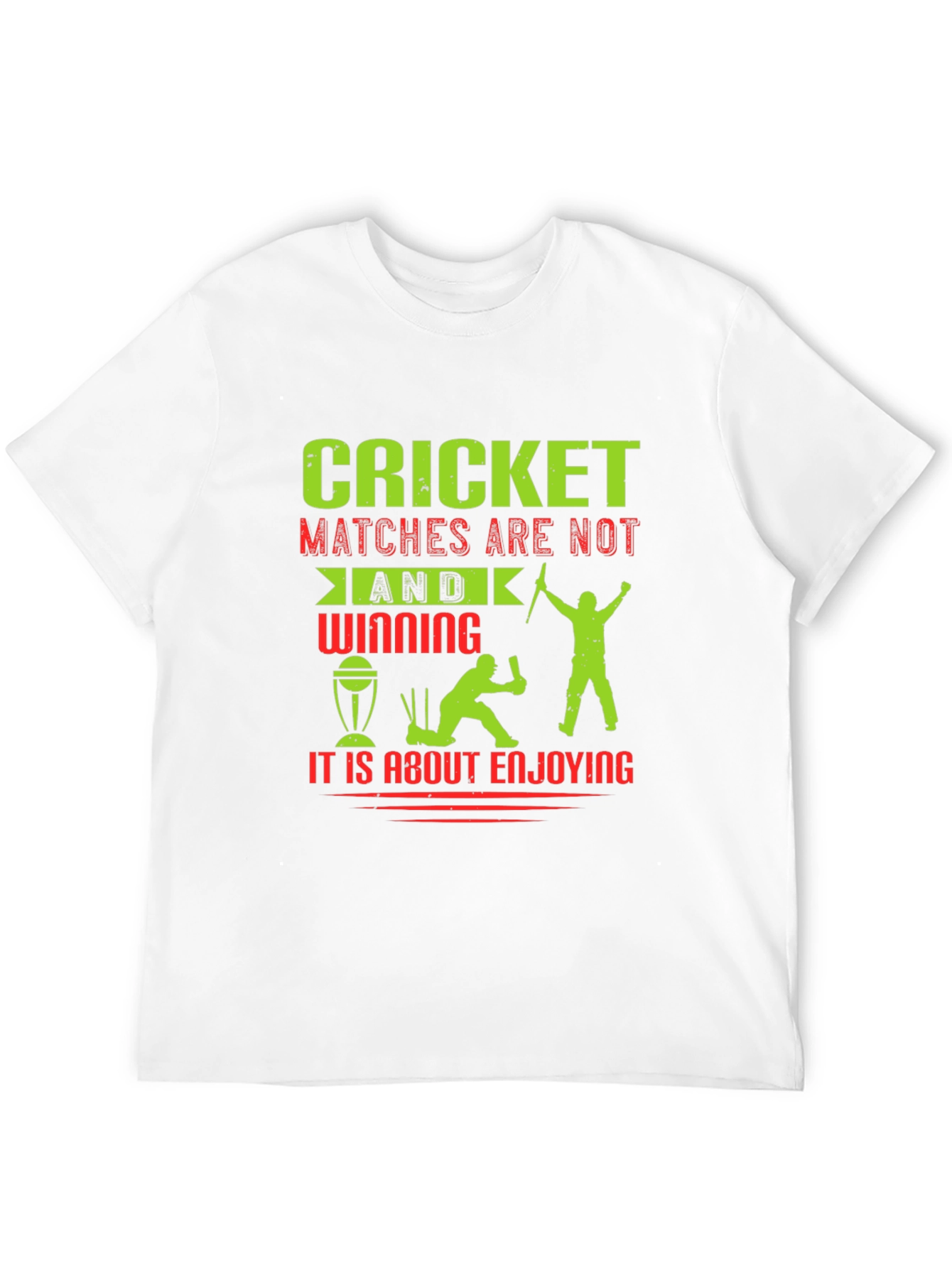 Cricket Matches Enjoying T-Shirt
