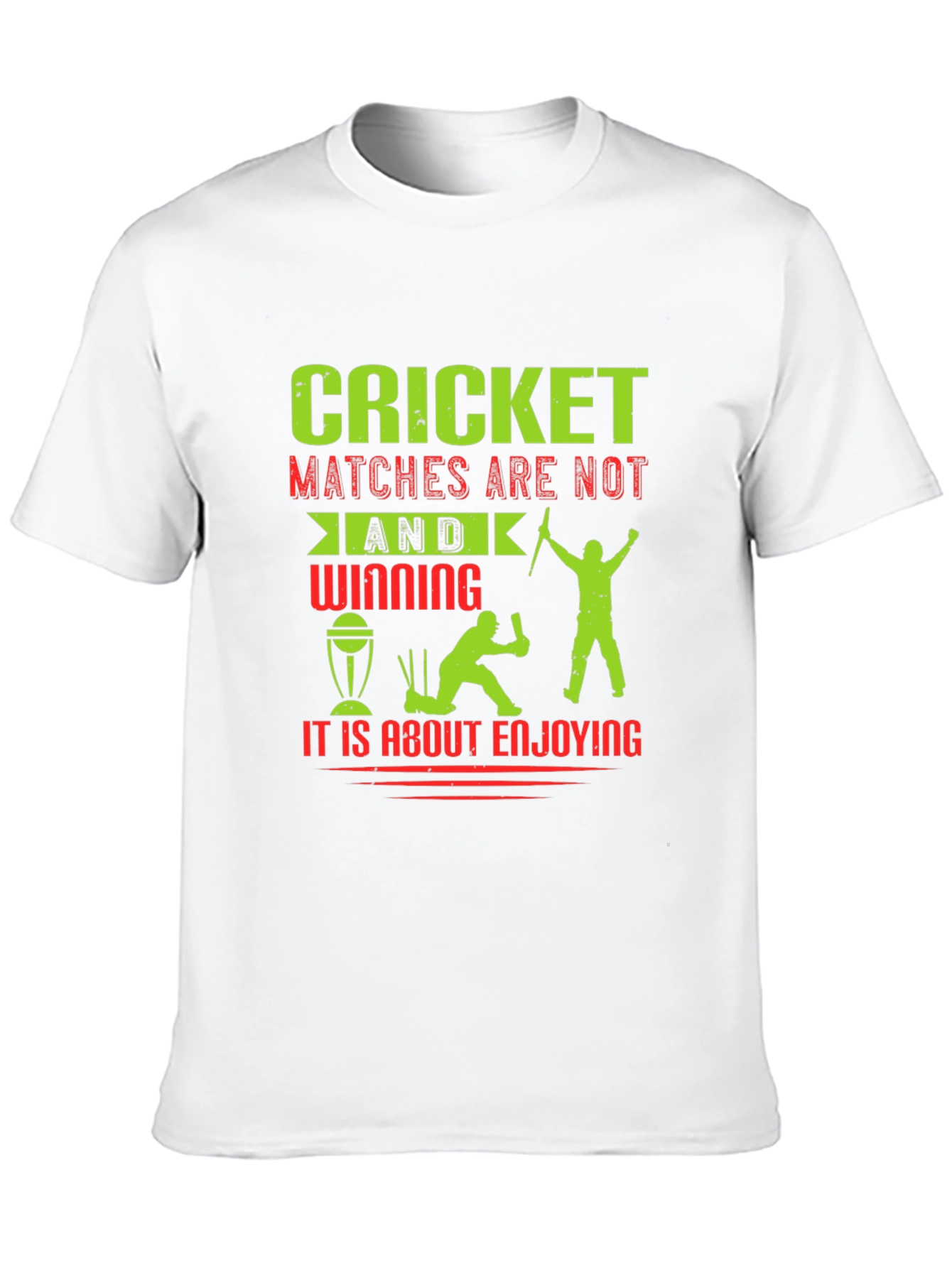 Cricket Matches Enjoying T-Shirt