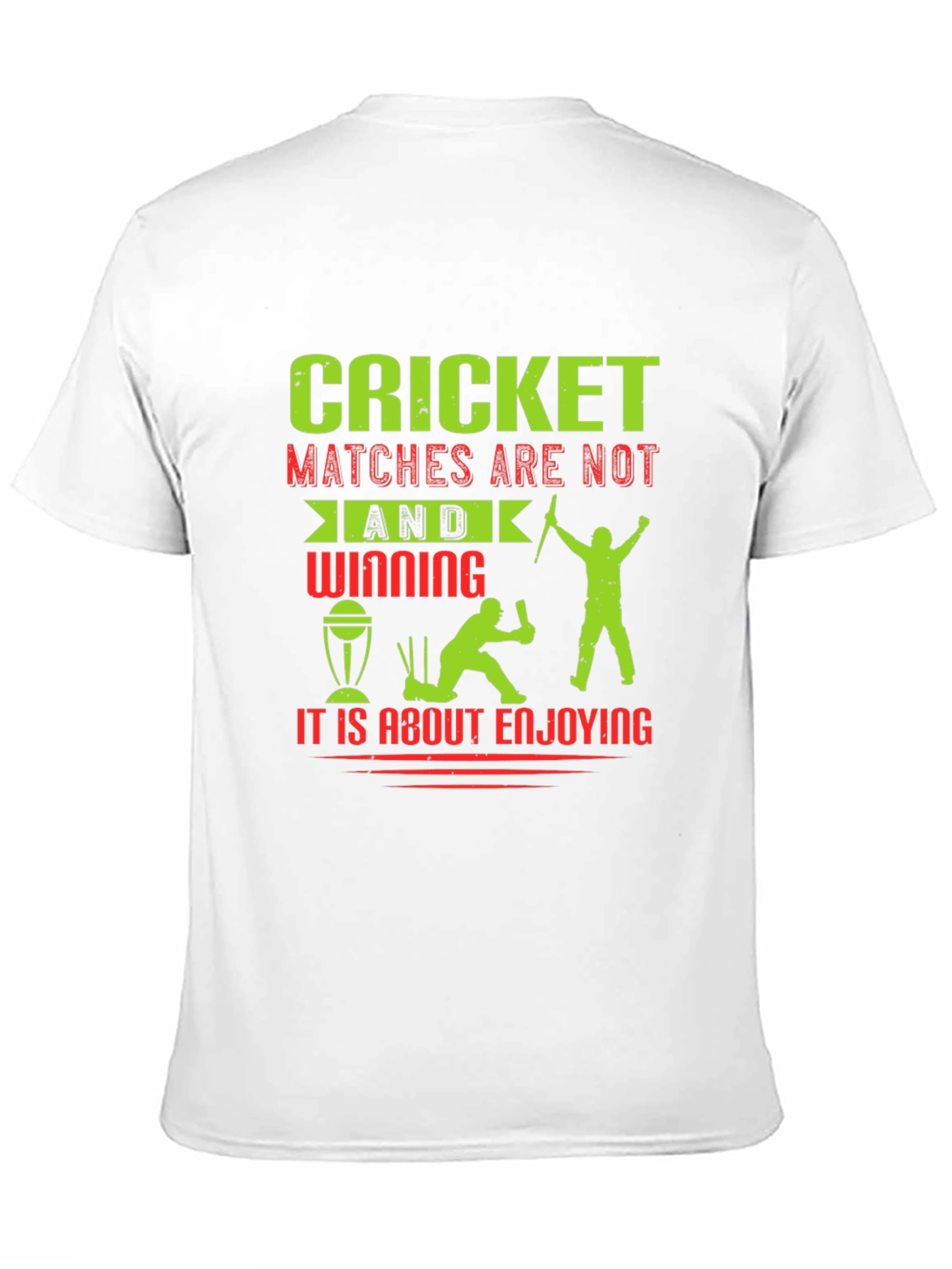 Cricket Matches Enjoying T-Shirt