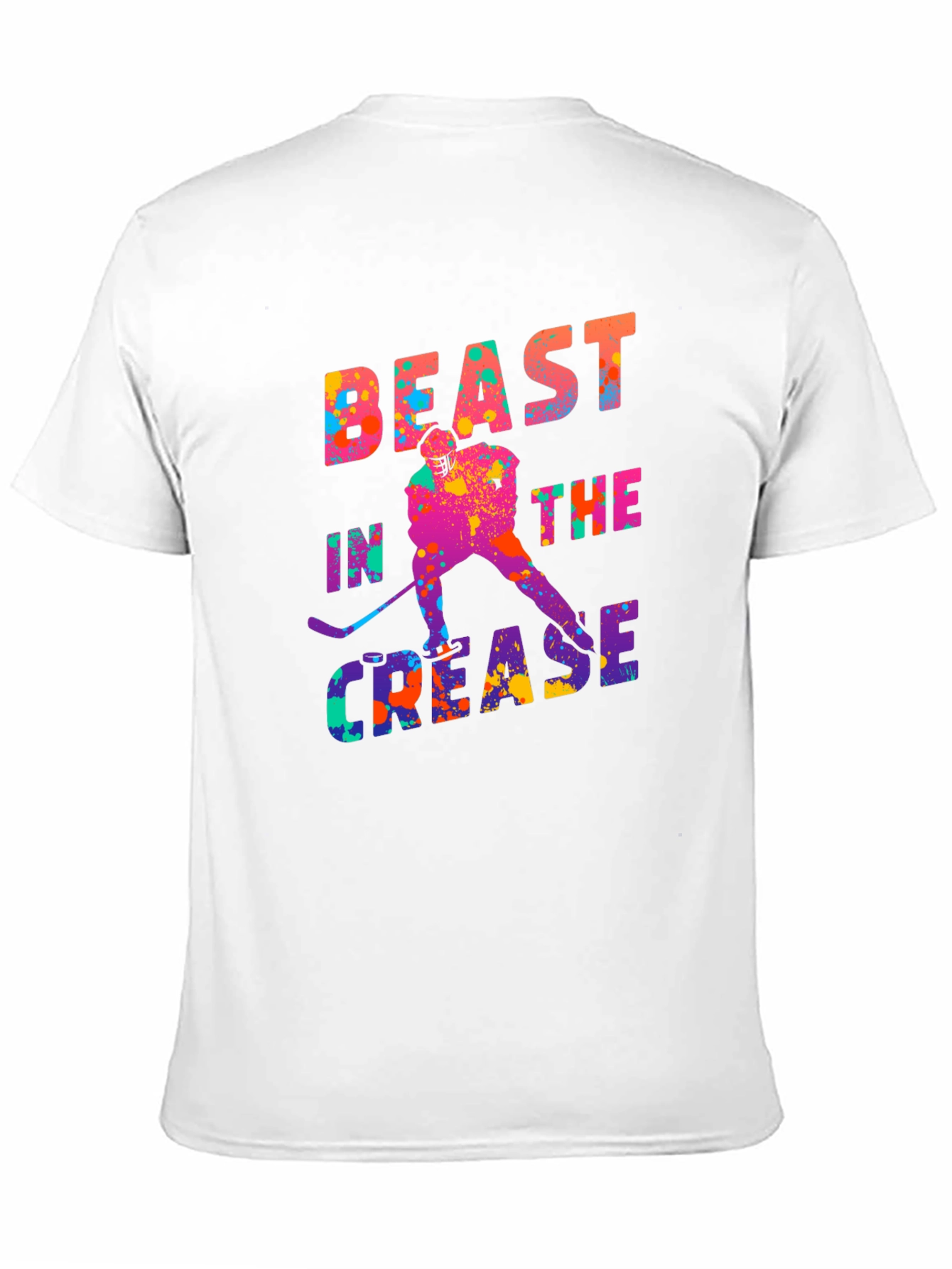 Beast in the Crease Hockey Graphic Tee