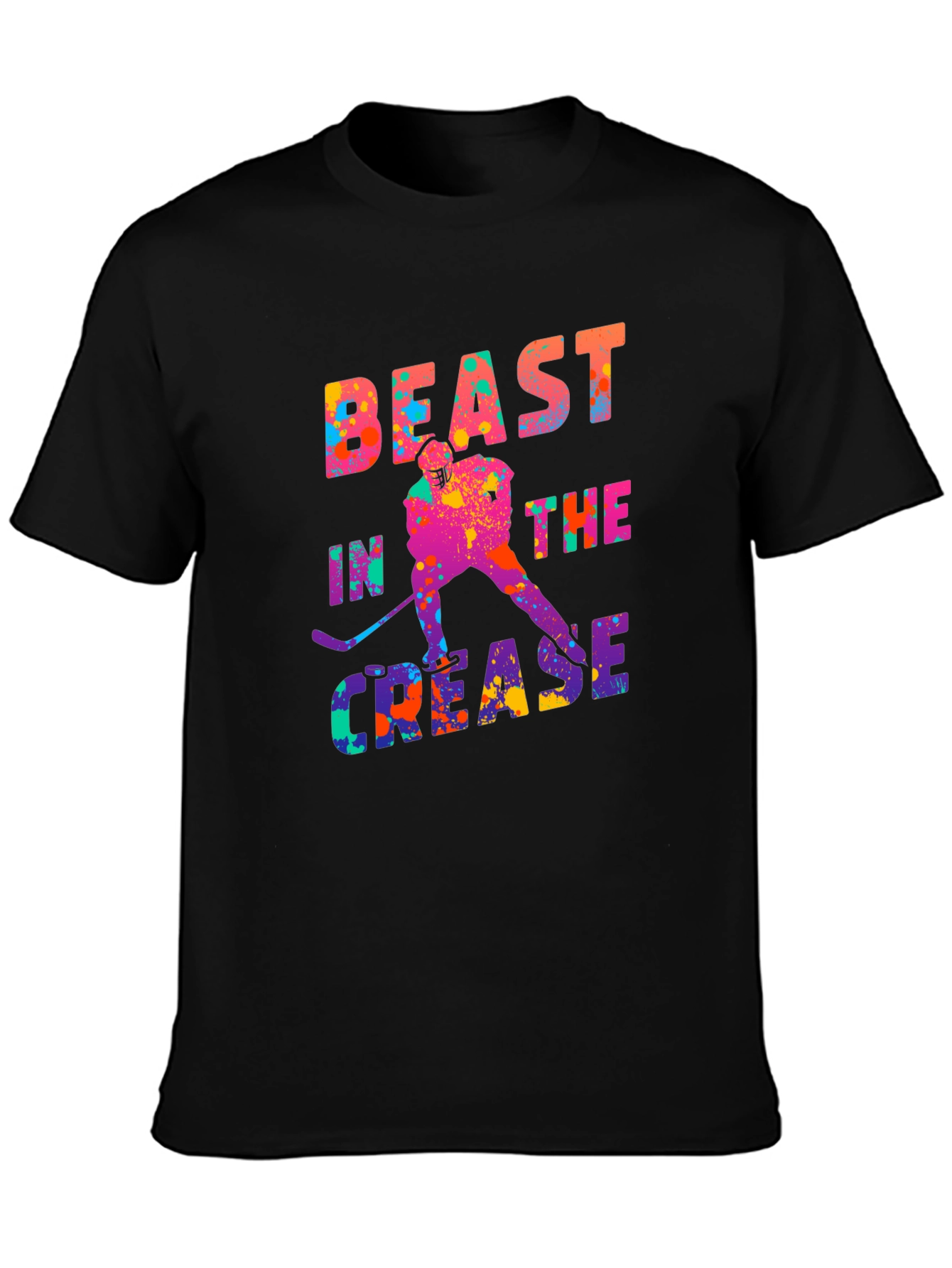 Beast in the Crease Hockey Graphic Tee