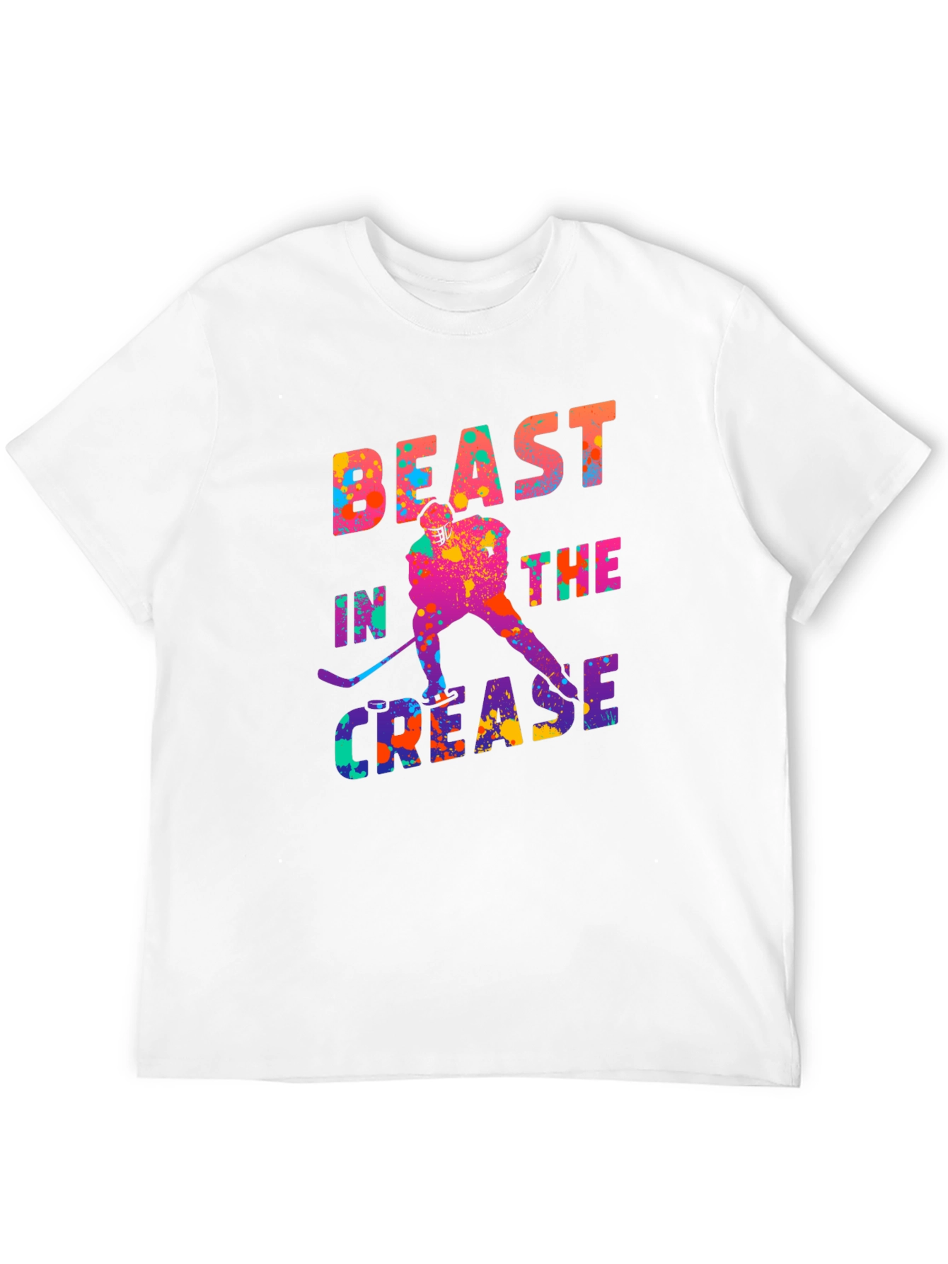 Beast in the Crease Hockey Graphic Tee