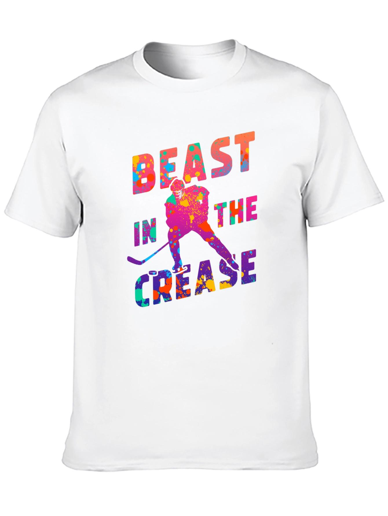 Beast in the Crease Hockey Graphic Tee