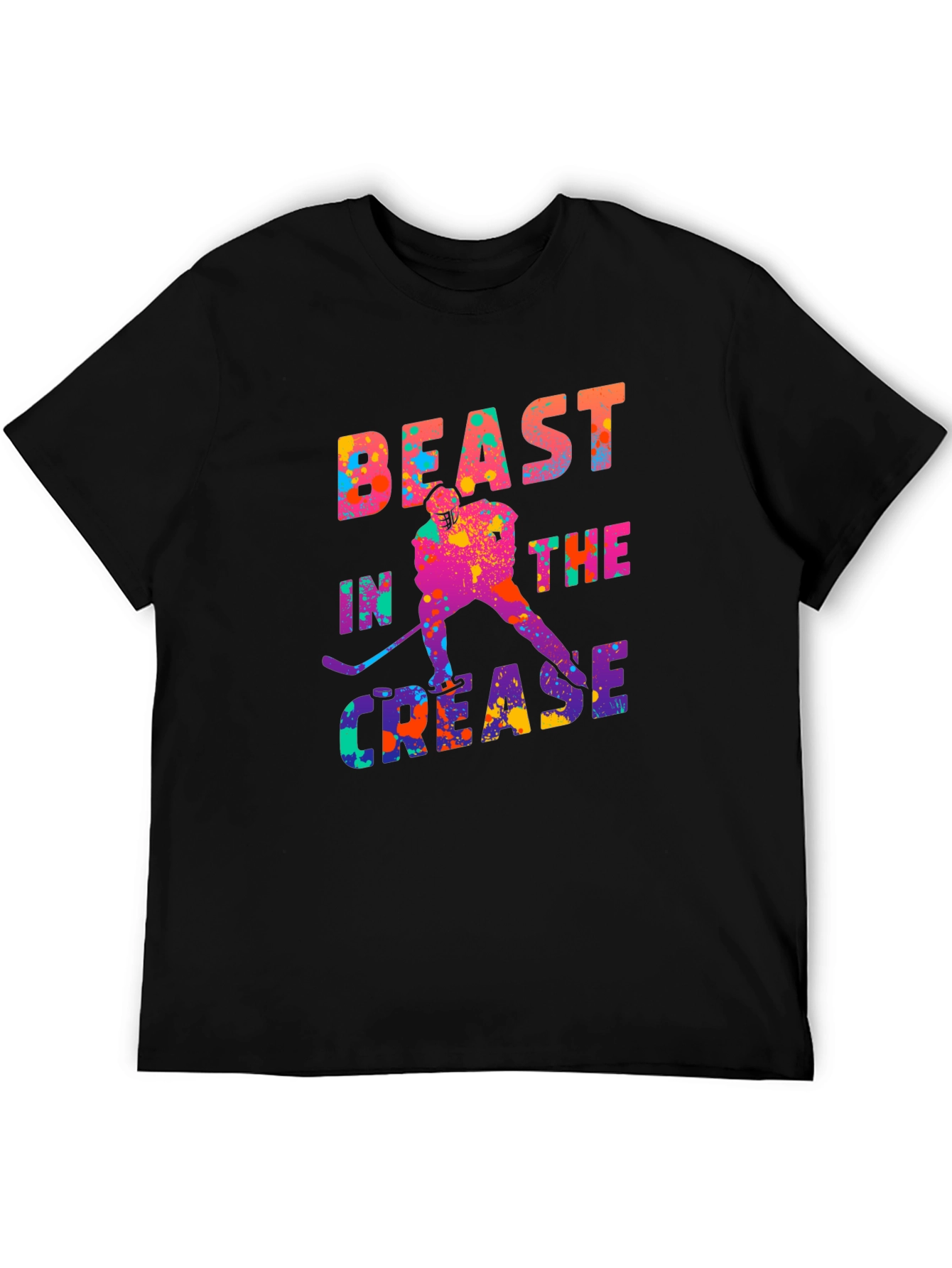 Beast in the Crease Hockey Graphic Tee