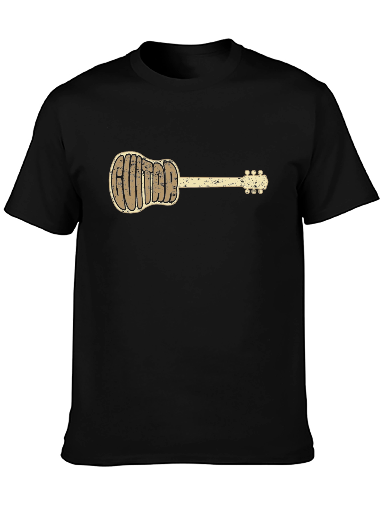 Guitar Word Art Graphic Tee