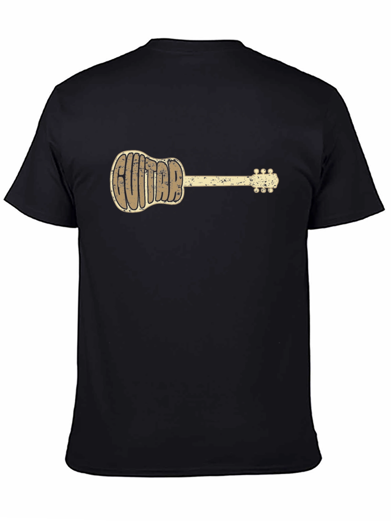 Guitar Word Art Graphic Tee