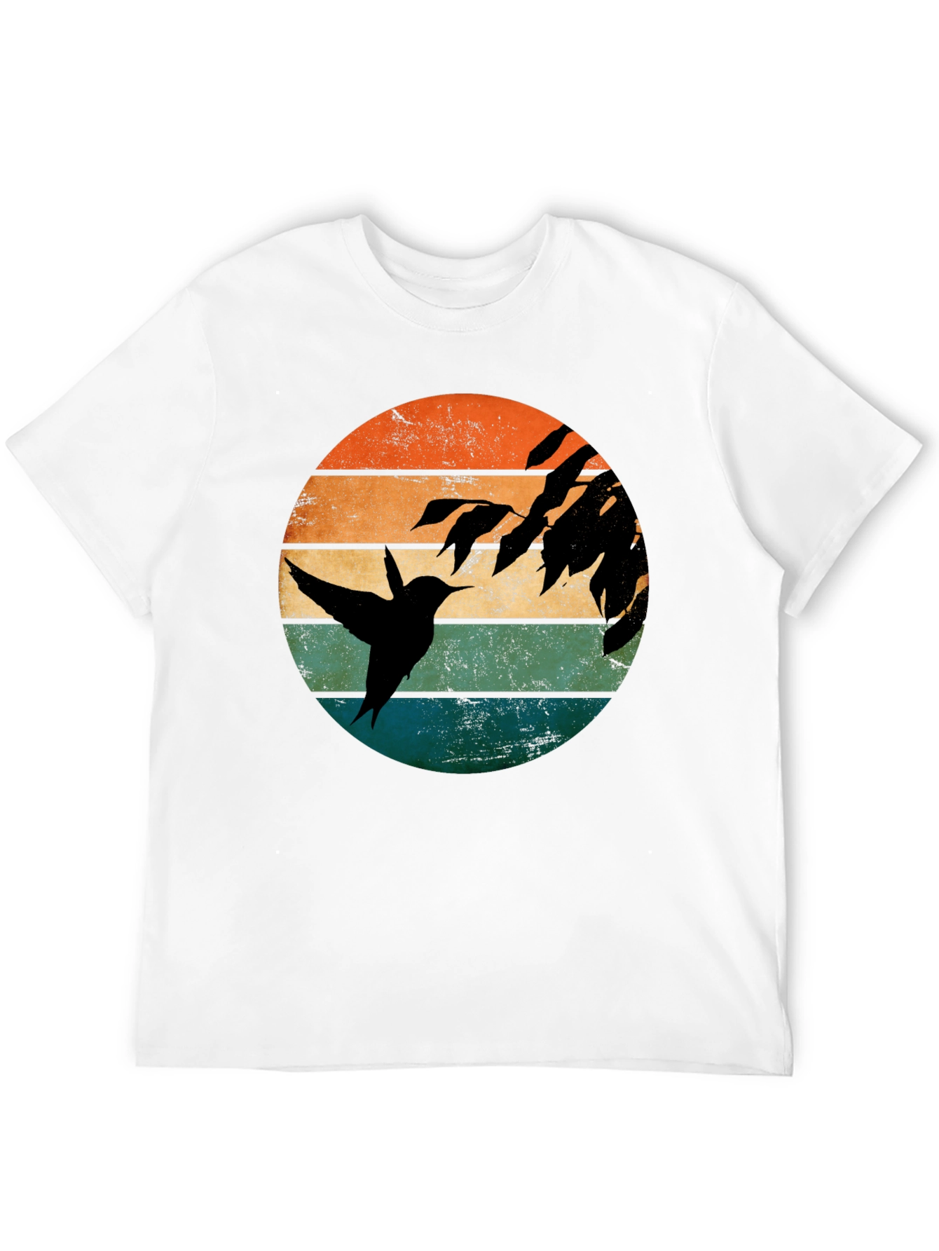 Hummingbird Sunset Graphic T-Shirt