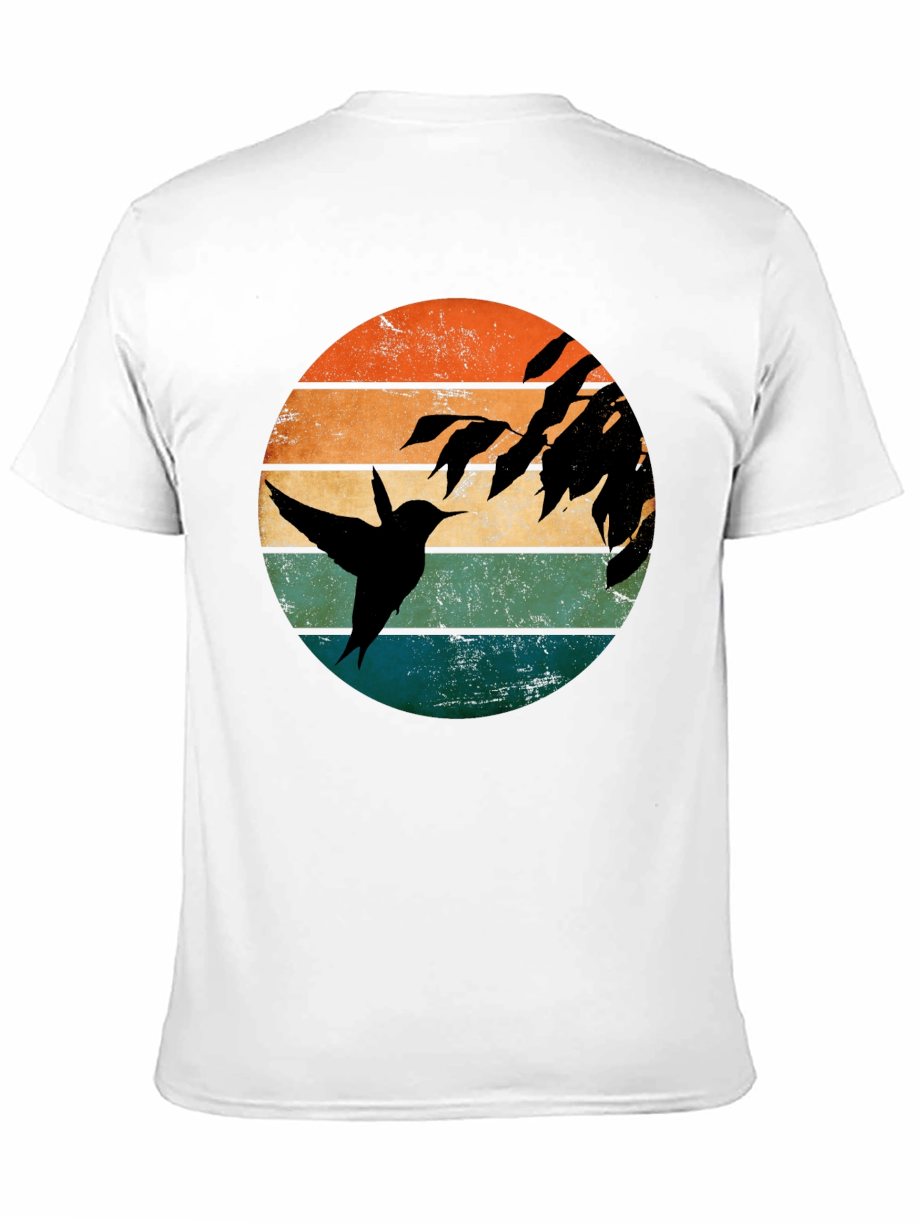 Hummingbird Sunset Graphic T-Shirt