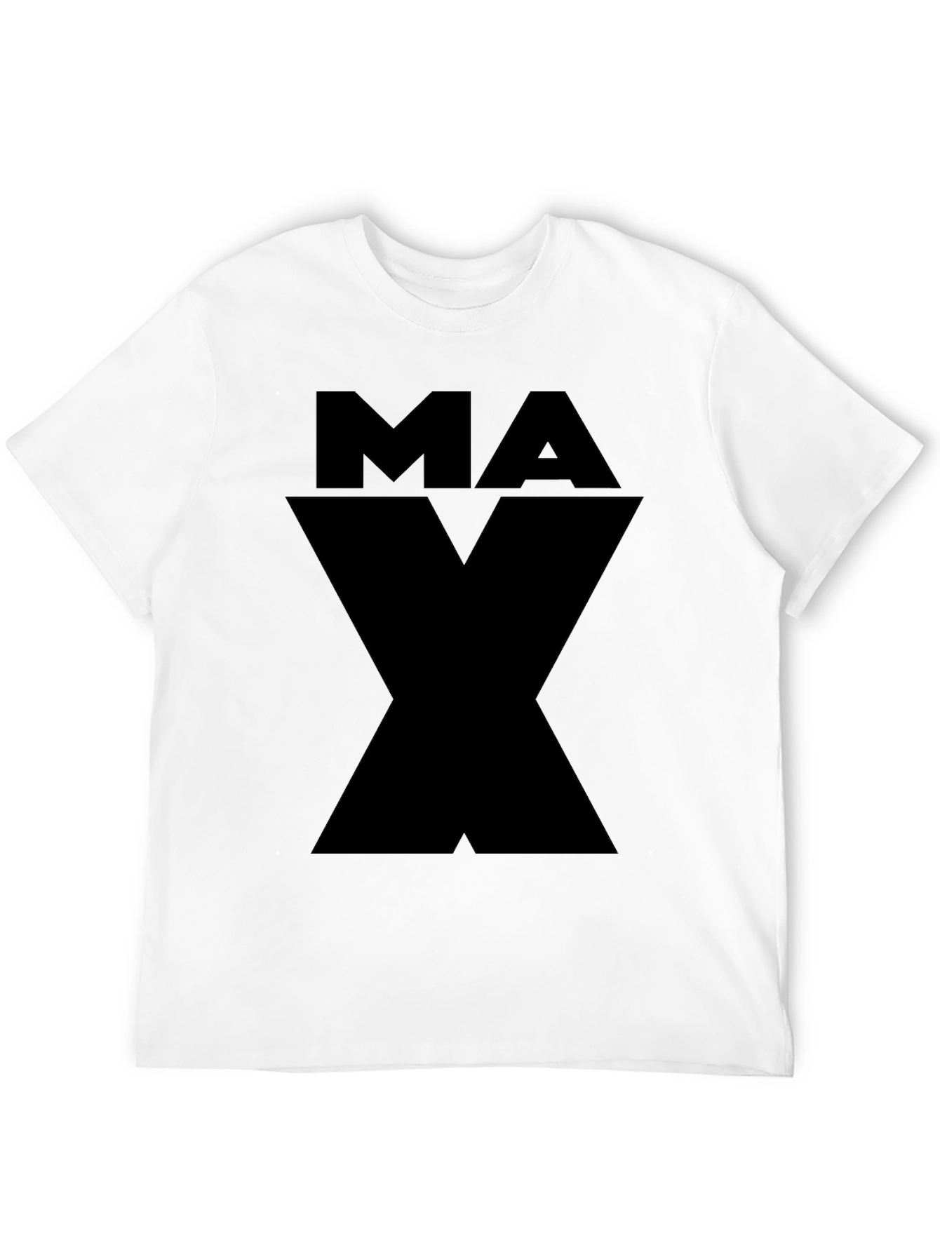 Black MAX T-Shirt - Bold Graphic Tee