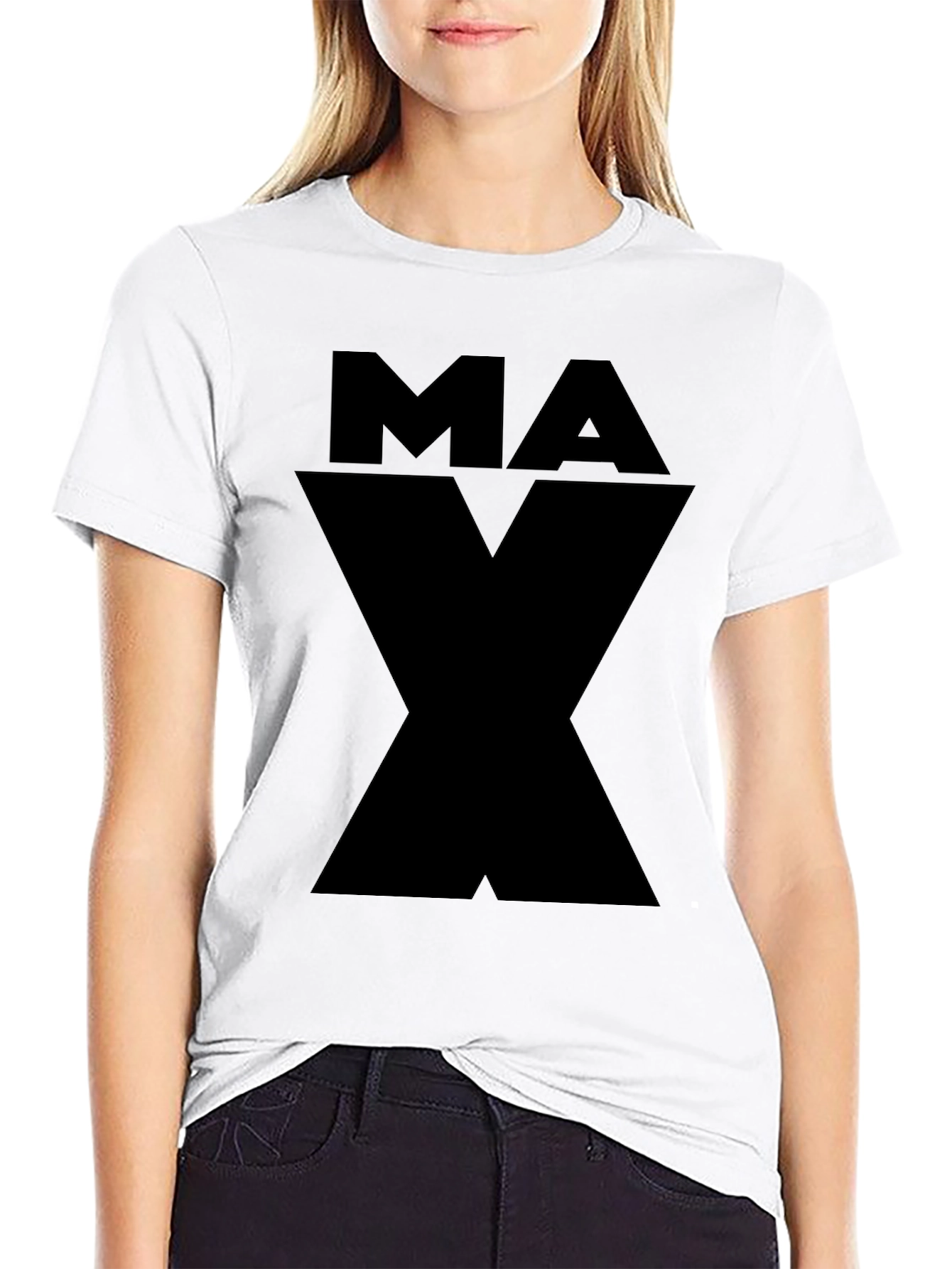 Black MAX T-Shirt - Bold Graphic Tee