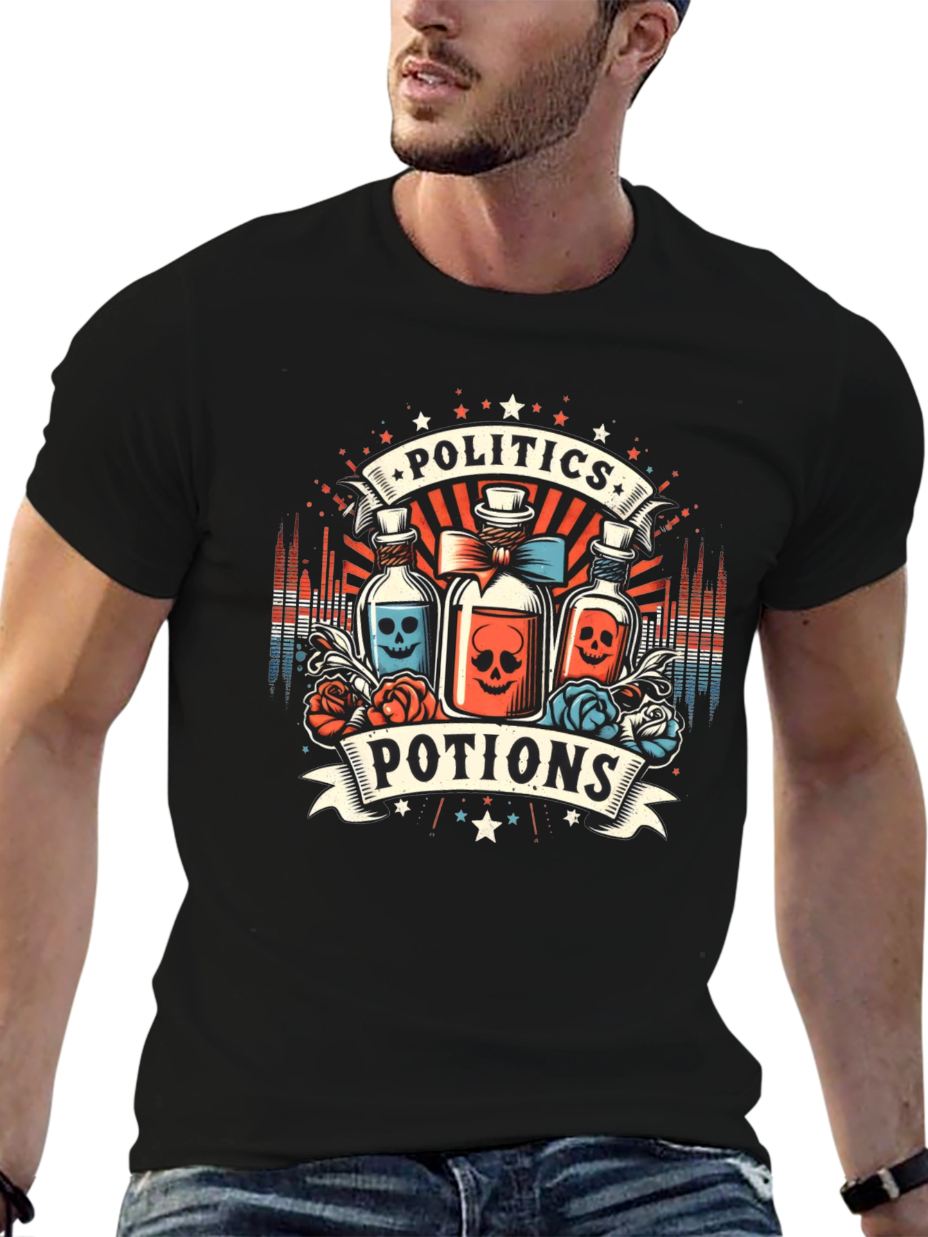 Politics Potions Graphic T-Shirt