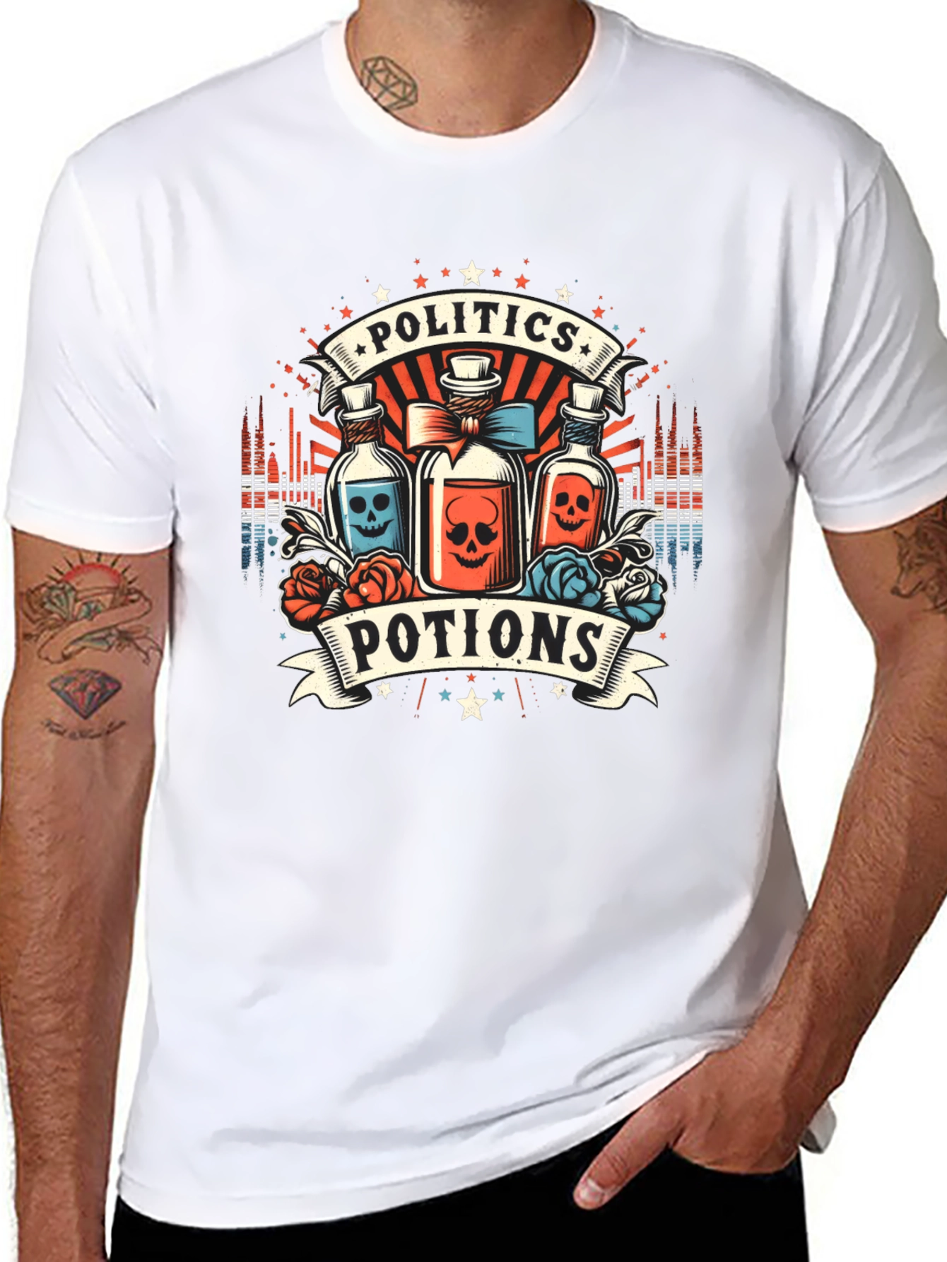 Politics Potions Graphic T-Shirt