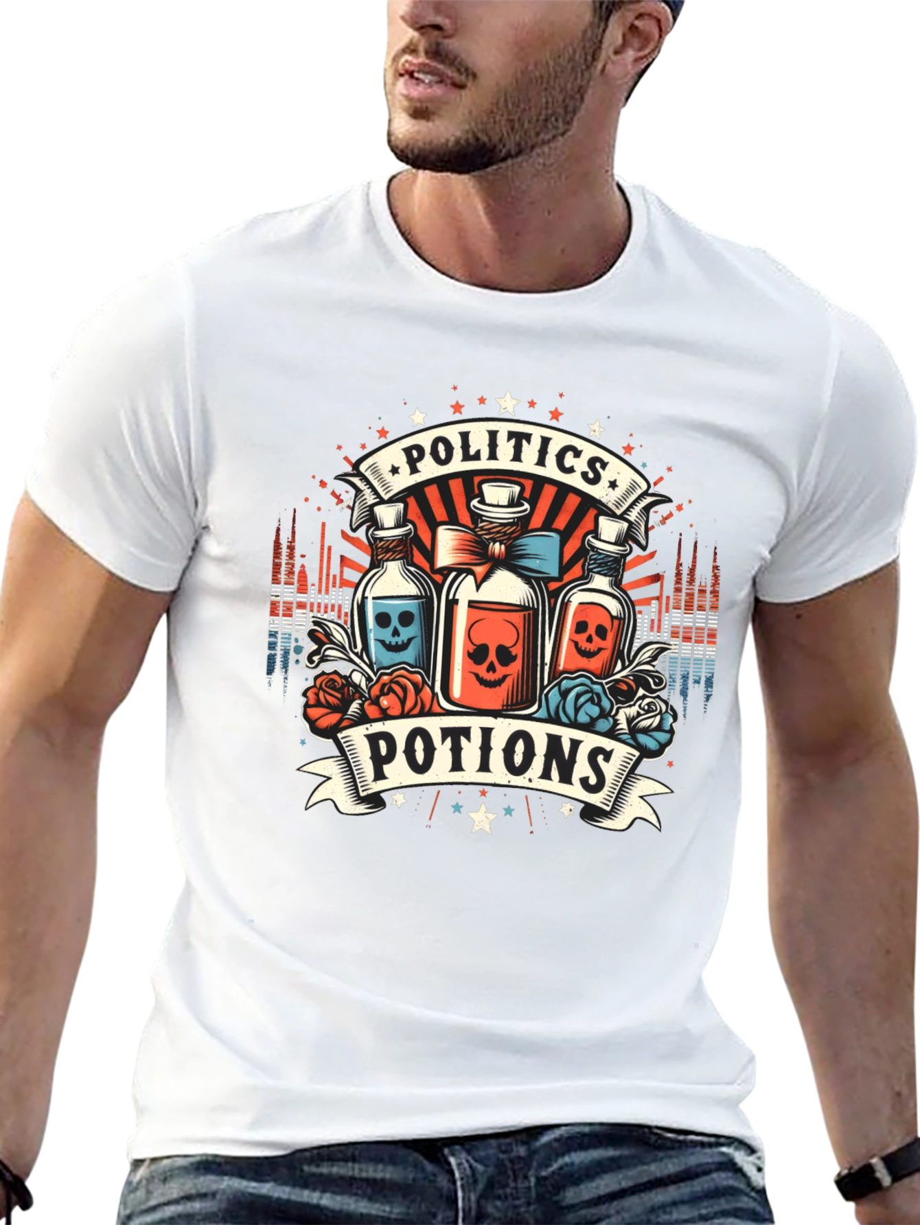 Politics Potions Graphic T-Shirt